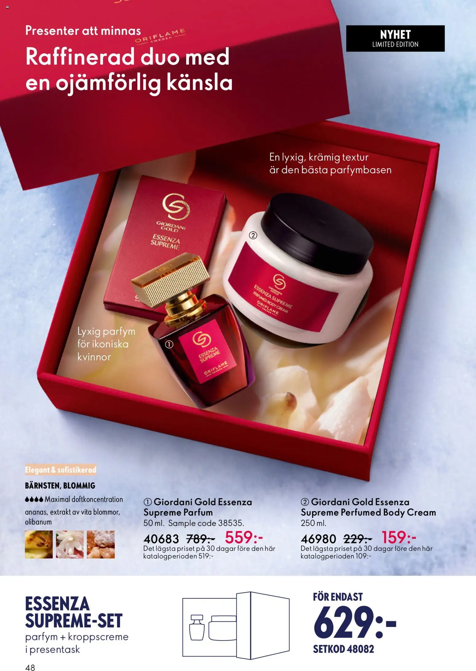 Oriflame reklamblad aktuell från 10.12.2025 | Sida: 48 | Produkter: Parfym, Set