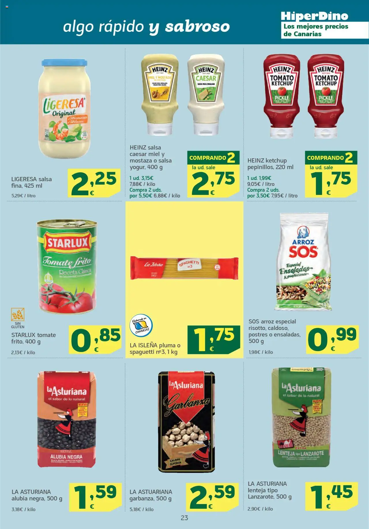 HiperDino folleto │ válido desde el 09.09.2025 | Página: 23 | Productos: Ψηφιακή κάμερα, Arroz, Ensalada