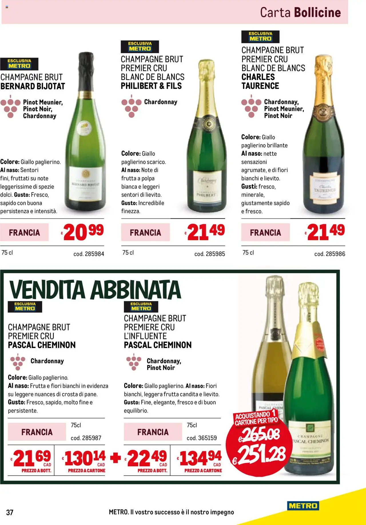 Volantino Metro del 25.09.2025 | Pagina: 37 | Prodotti: Spezie, Frutta, Champagne