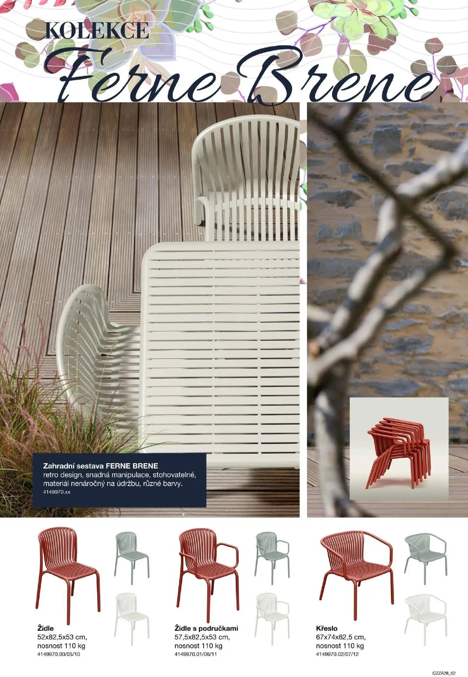 Sconto nábytek katalog - Zahradní speciál od 01.01.2026 | Strana: 2 | Produkty: Křeslo, Židle