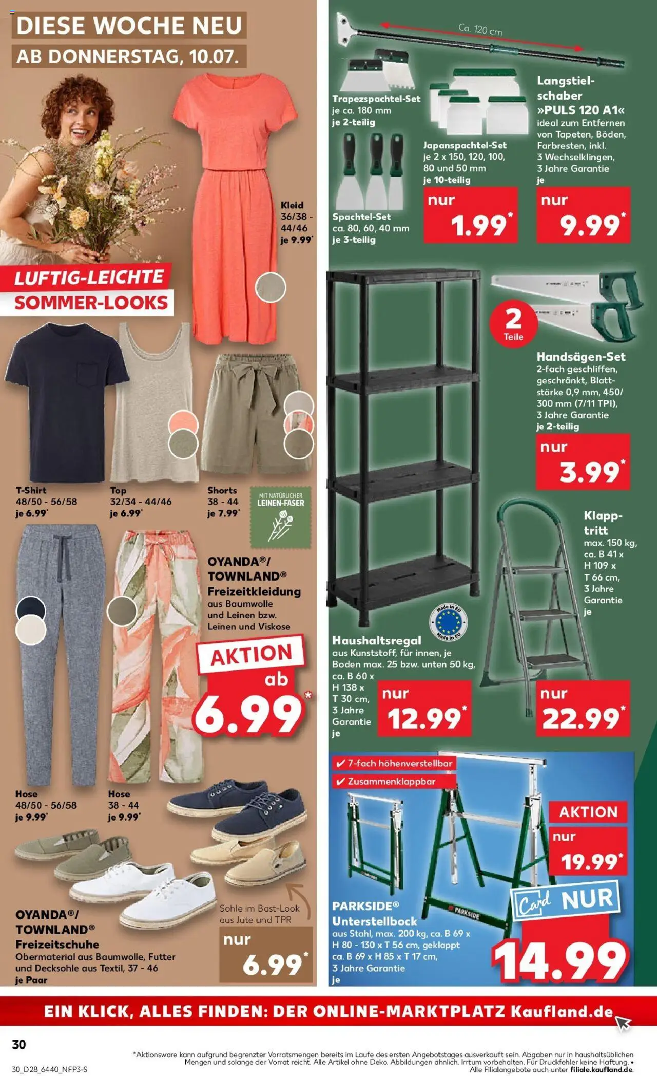 Kaufland prospekt Worms	 - gültig ab dem 09.07.2025 | Seite: 30 | Produkte: Top, T-Shirt, Hose, Kleid