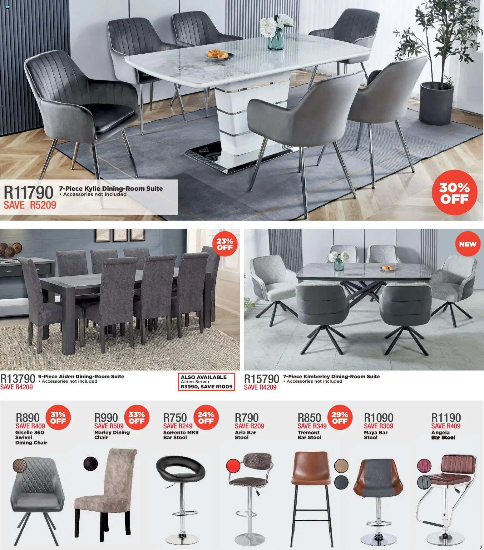 New House and Home catalogue – valid from 24.11.2025 | Page: 7 | Products: Stool, Chair, Bar stool