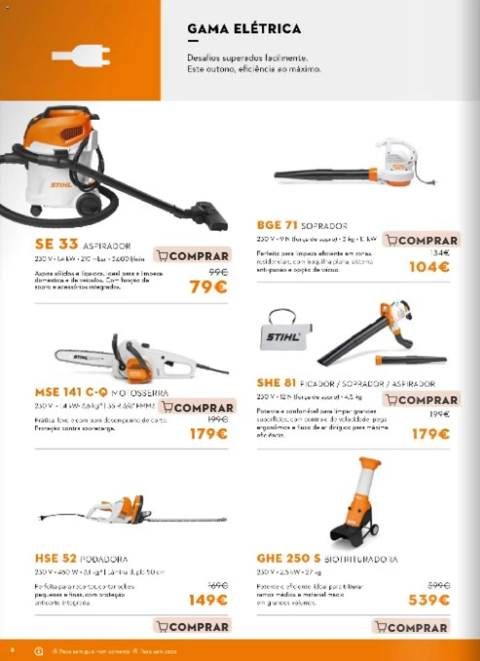 Stihl folheto │ válido de 29.09.2025 | Página: 8 | Produtos: Aspirador
