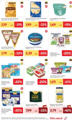 Rimi leidinys │galioja nuo 15.07.2025 | Puslapis: 19 | Prekių: Fermentinis sūris, Sūrelis, Sviestas, Majonezas