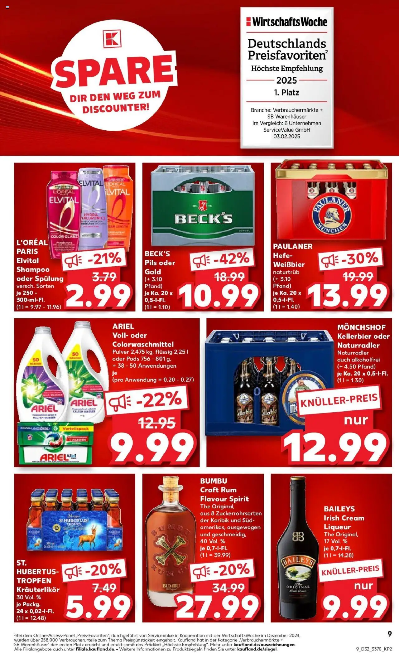 Kaufland prospekt Prenzlau	 - gültig ab dem 10.08.2025 | Seite: 22 | Produkte: Monchshof, Weißbier, Rum, Pils