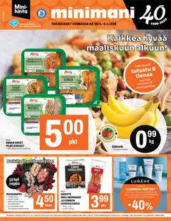 Minimani-mainoslehti voimassa 04.03.2026 alkaen