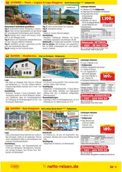 Netto Reisen Prospekt 	 ab 26.03.2026 gültig | Seite: 15 | Produkte: Kaffee, Ski, Kuchen, Uhr