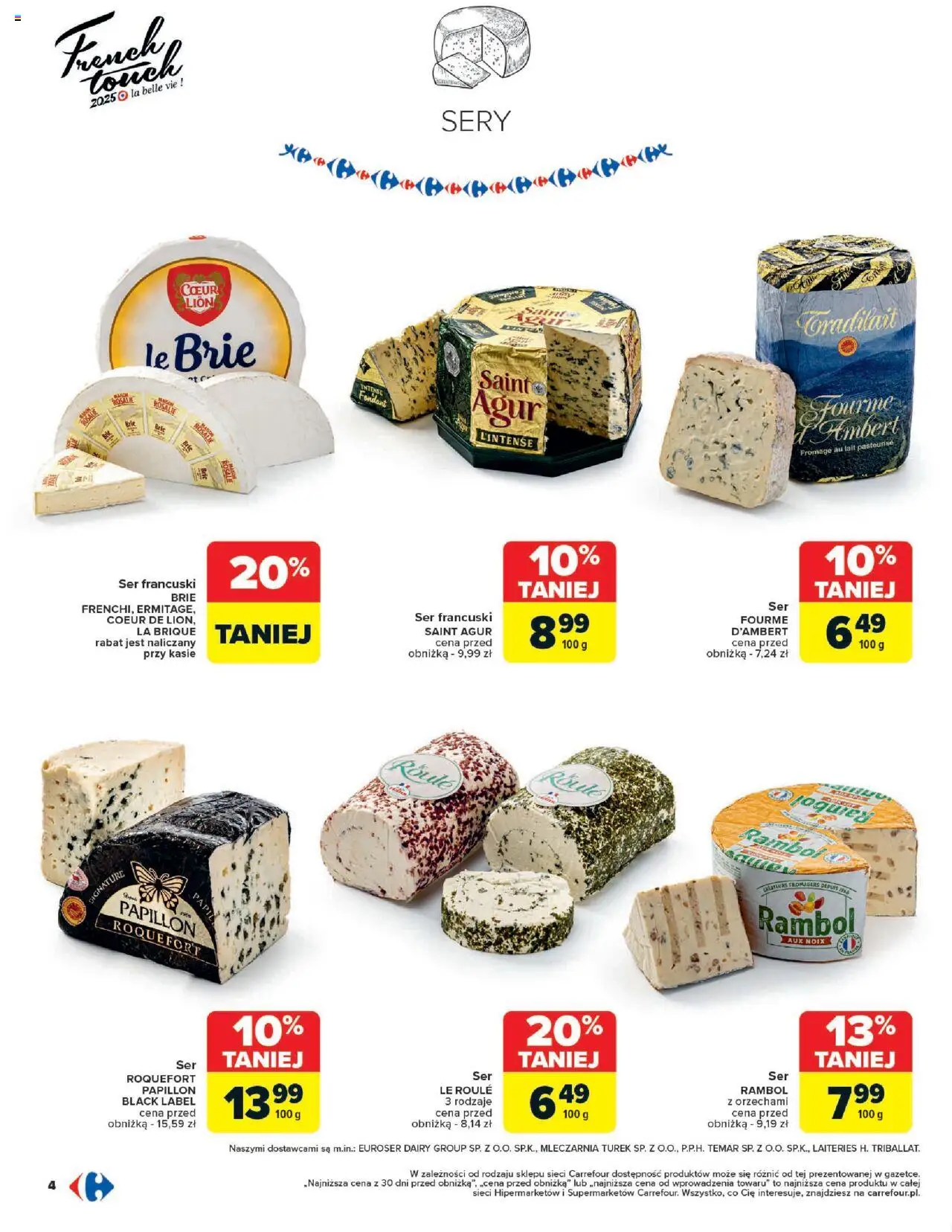 Carrefour Gazetka - French Touch od 13.10.2025 | Strona: 4 | Produkty: Black Label, Sery, Ser