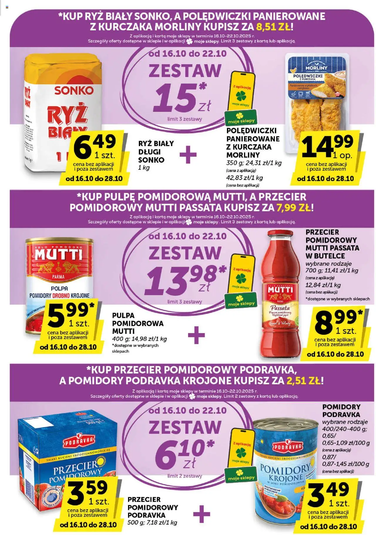 Euro Sklep Gazetka - Market od 16.10.2025 | Strona: 15 | Produkty: Karta, Przecier pomidorowy, Pomidory, Ryż