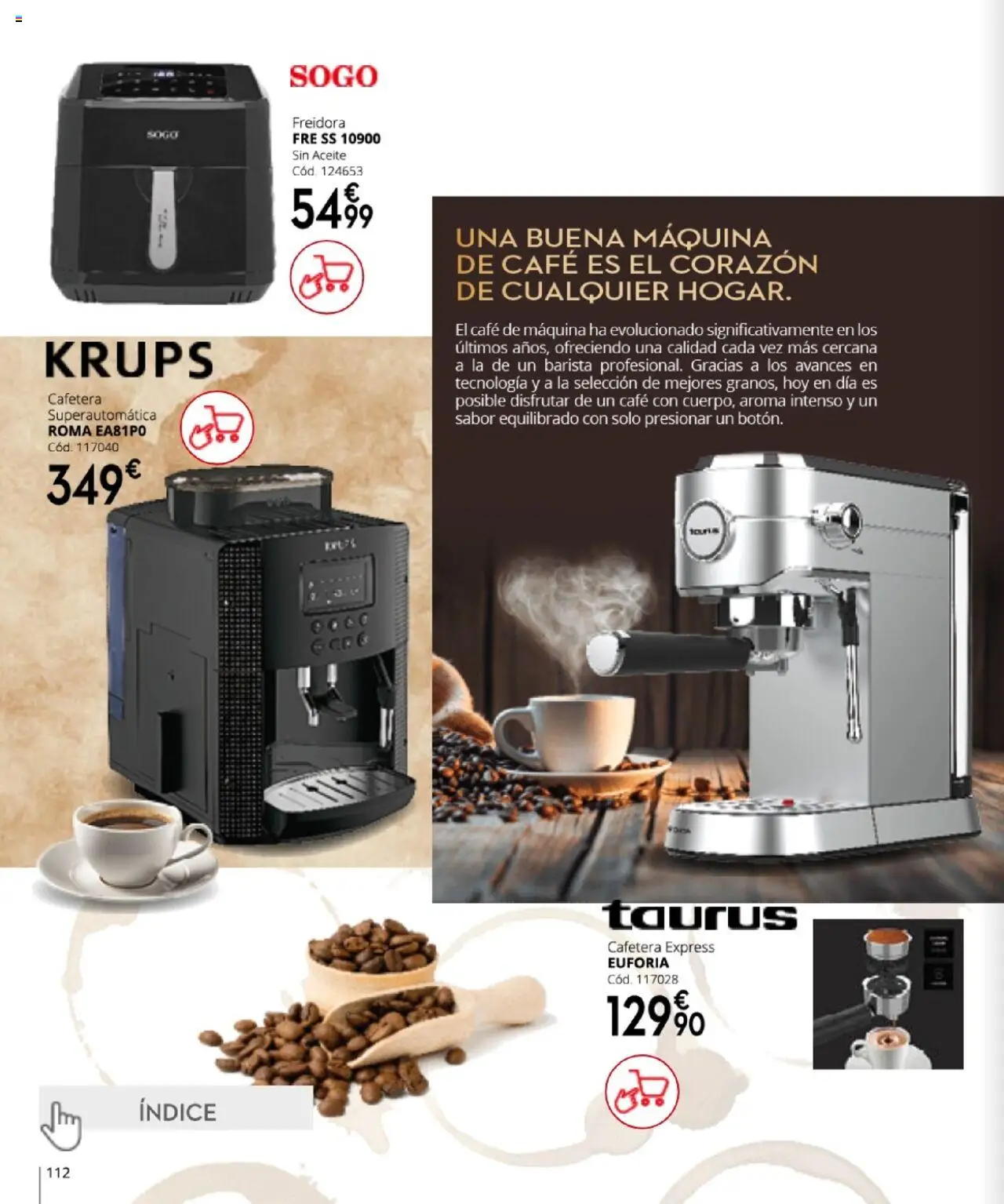 Conforama - Folleto │ válido desde el 27.03.2025 | Página: 112 | Productos: Aceite, Café, Cafetera, Freidora