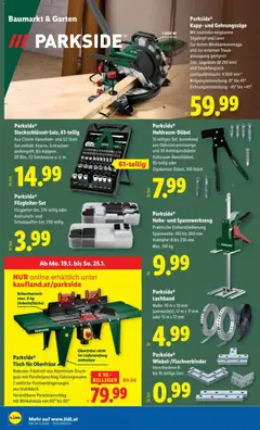 Lidl Flugblatt ab 15.01.2026 gültig | Seite: 20 | Produkte: Tisch