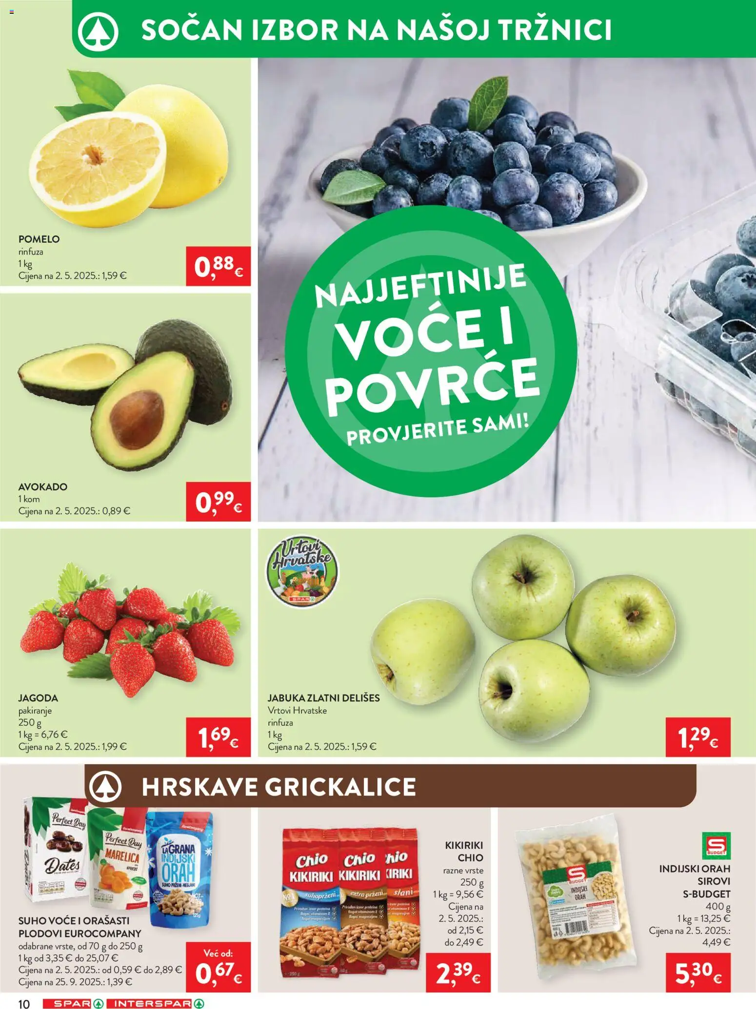 Spar katalog | vrijedi od 14.01.2026 | Stranica: 12 | Proizvodi: Kikiriki, Povrće, Jabuka, Orah