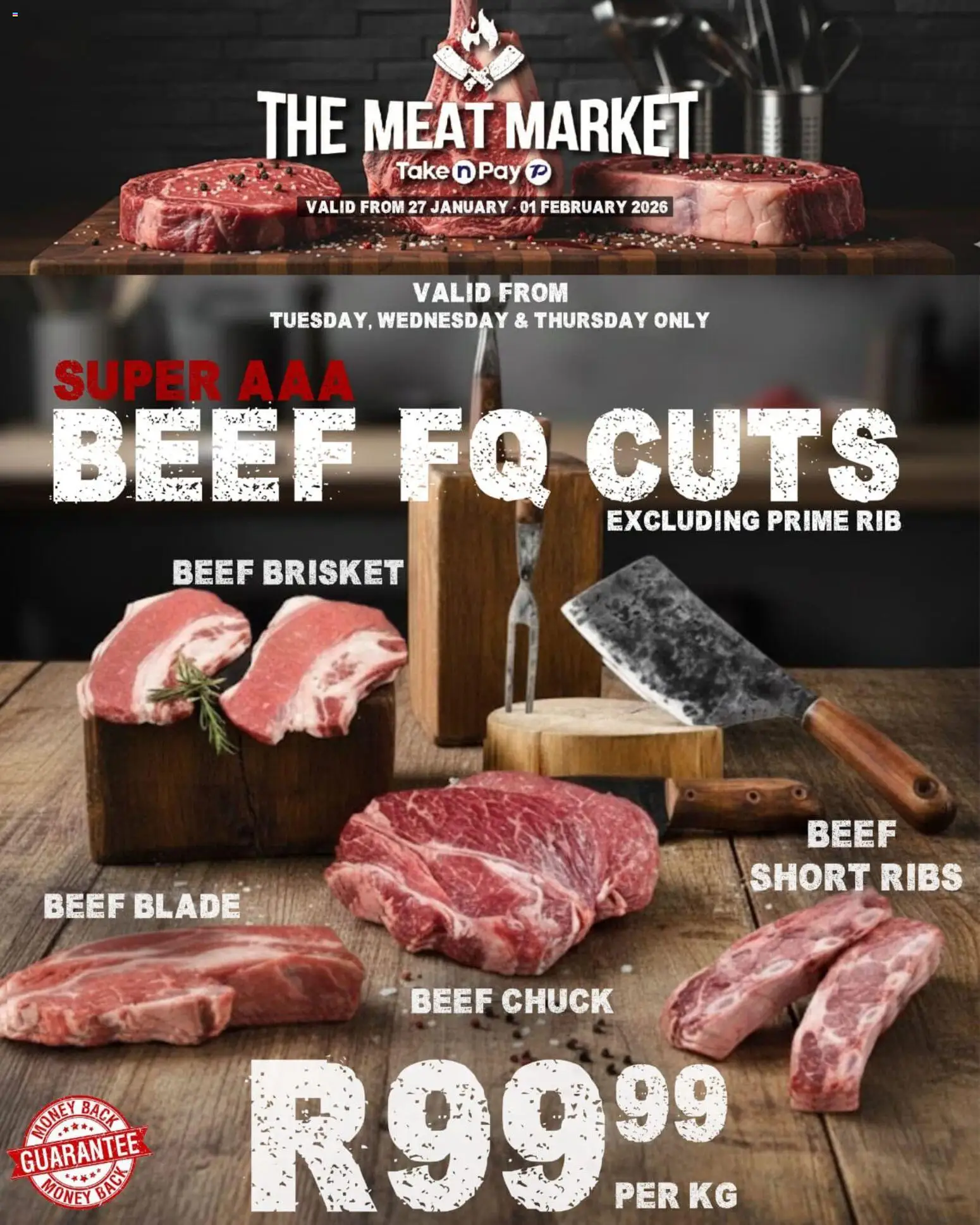 New Take n Pay catalogue – valid from 27.01.2026 | Page: 16 | Products: Ribs, Beef