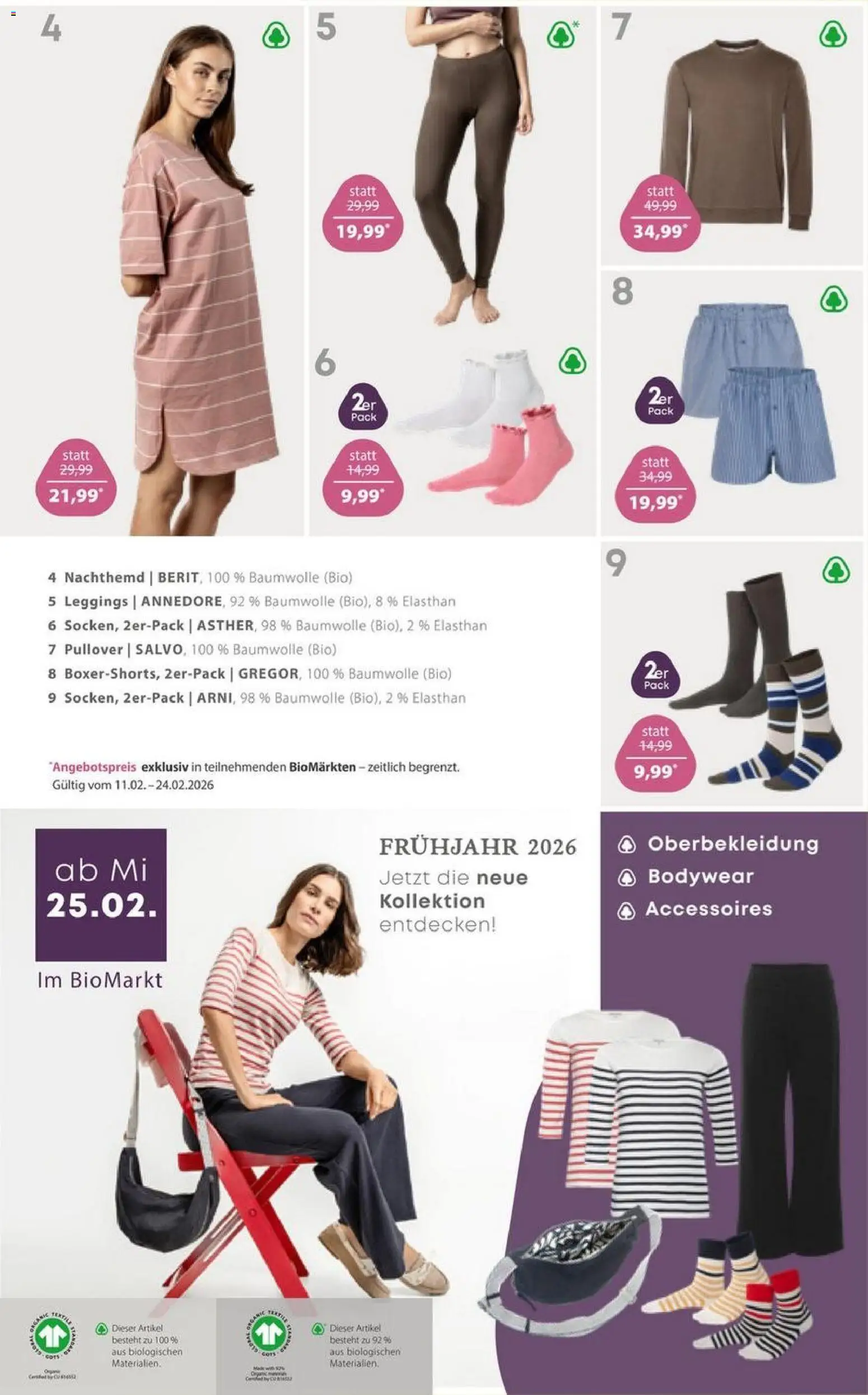 Denns BioMarkt Angebote – gültig ab 11.02.2026 | Seite: 17 | Produkte: Pullover, Leggings