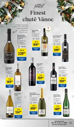 Náhled letáku Tesco Finest Primitivo, 0.75 l od 05.11.2025 | Strana: 19 | Produkty: Šumivé víno, Finest, Primitivo, Broskve