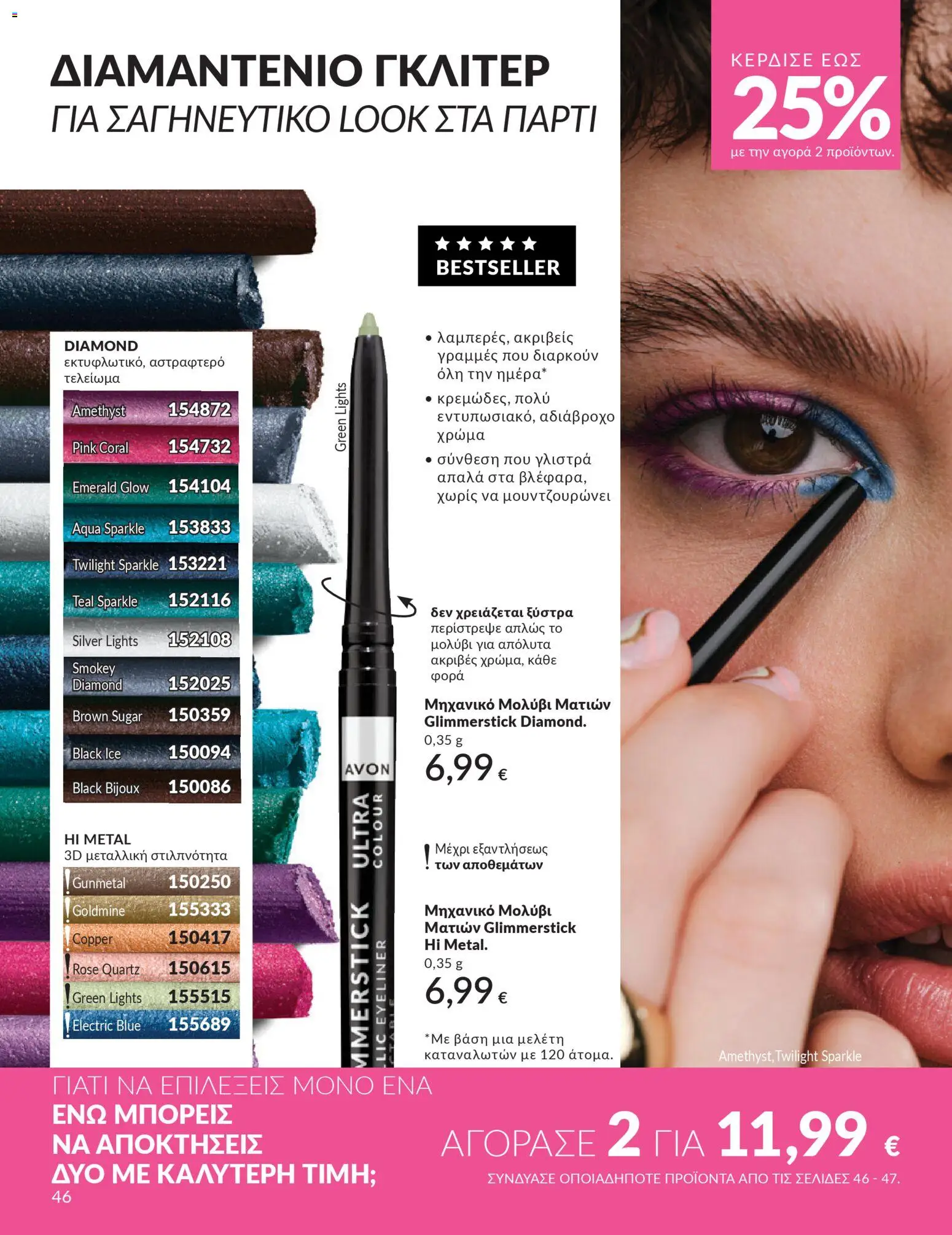  | Σελίδα: 46 | Προϊόντα: Eyeliner, Μολύβι ματιών