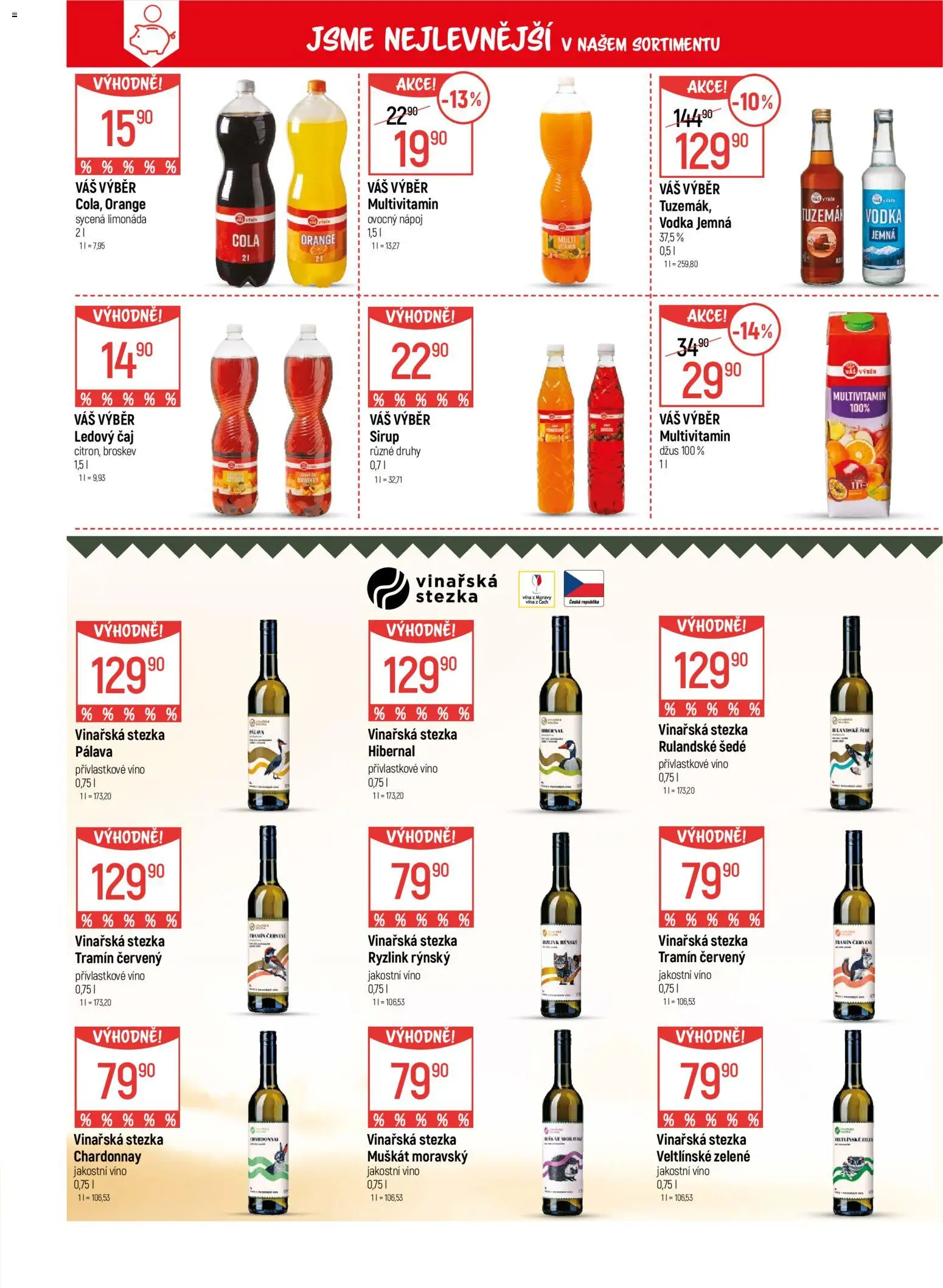 Globus leták - Liberec od 21.01.2026 | Strana: 5 | Produkty: Džus, Sirup, Tramín červený, Ledový čaj