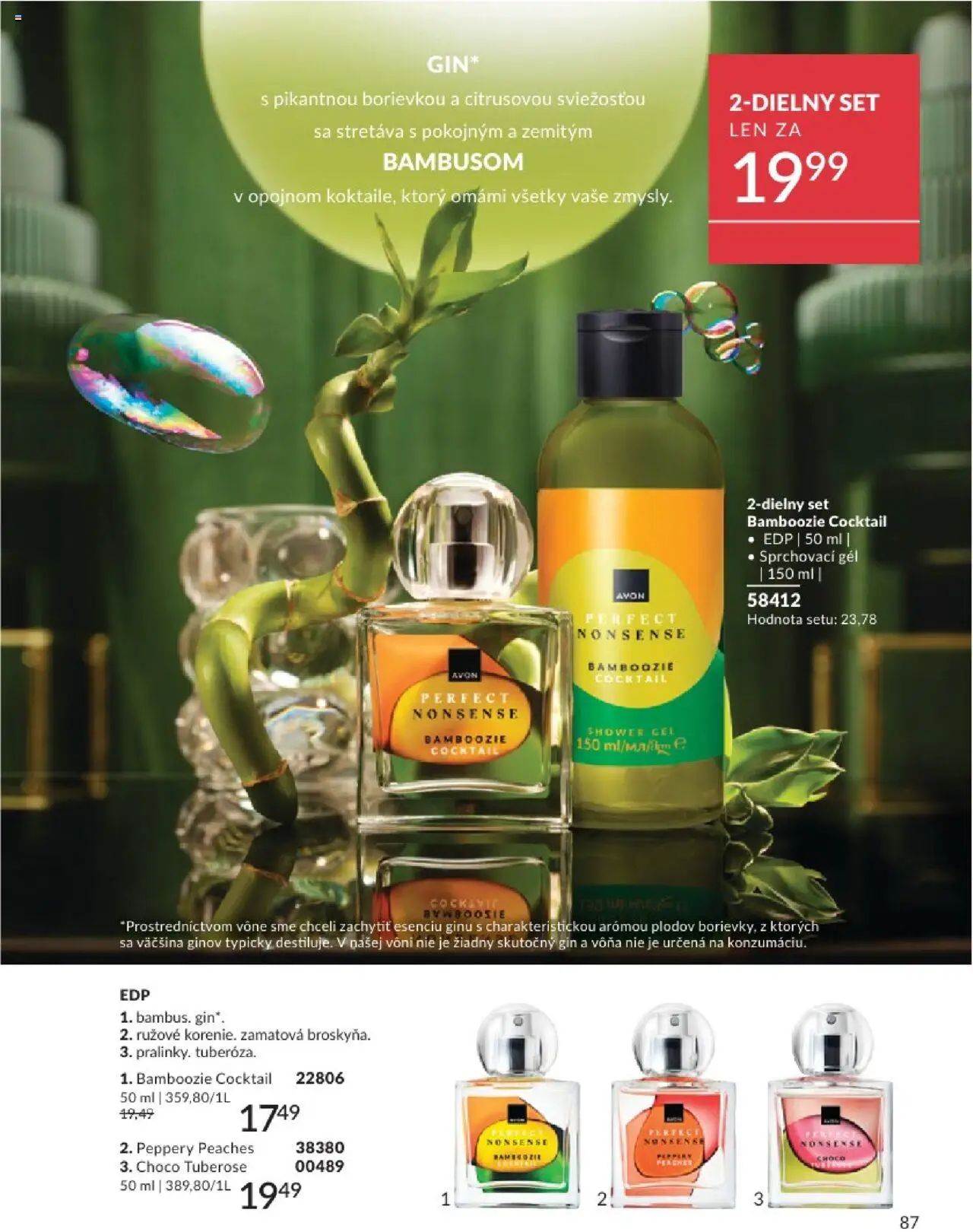 Katalóg Avon 2025 │ platný od 01.08.2025 | Strana: 87 | Produkty: Gin
