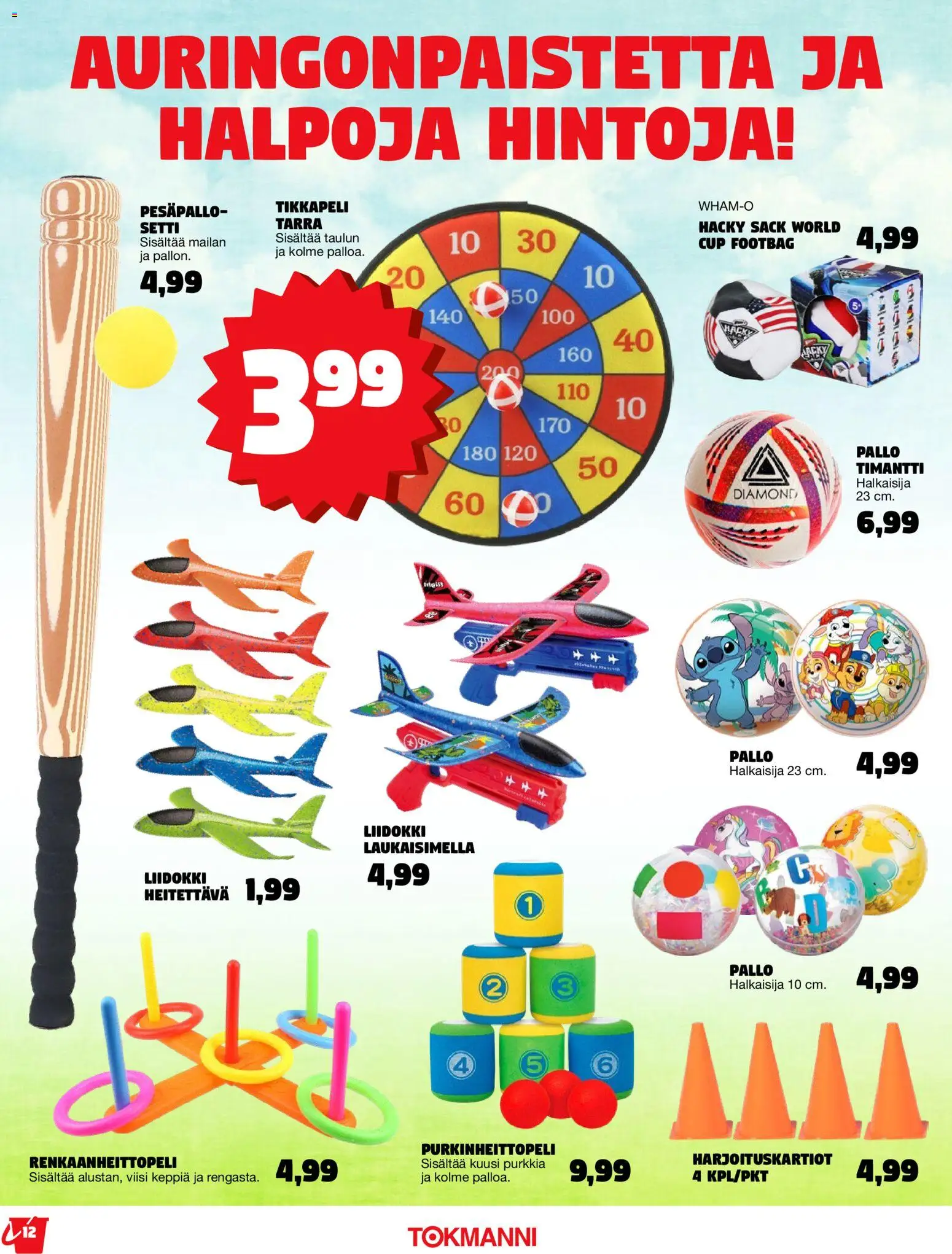 Tokmanni - Kesälelukuvasto 2026 – voimassa 27.04.2026 alkaen | Sivu: 12