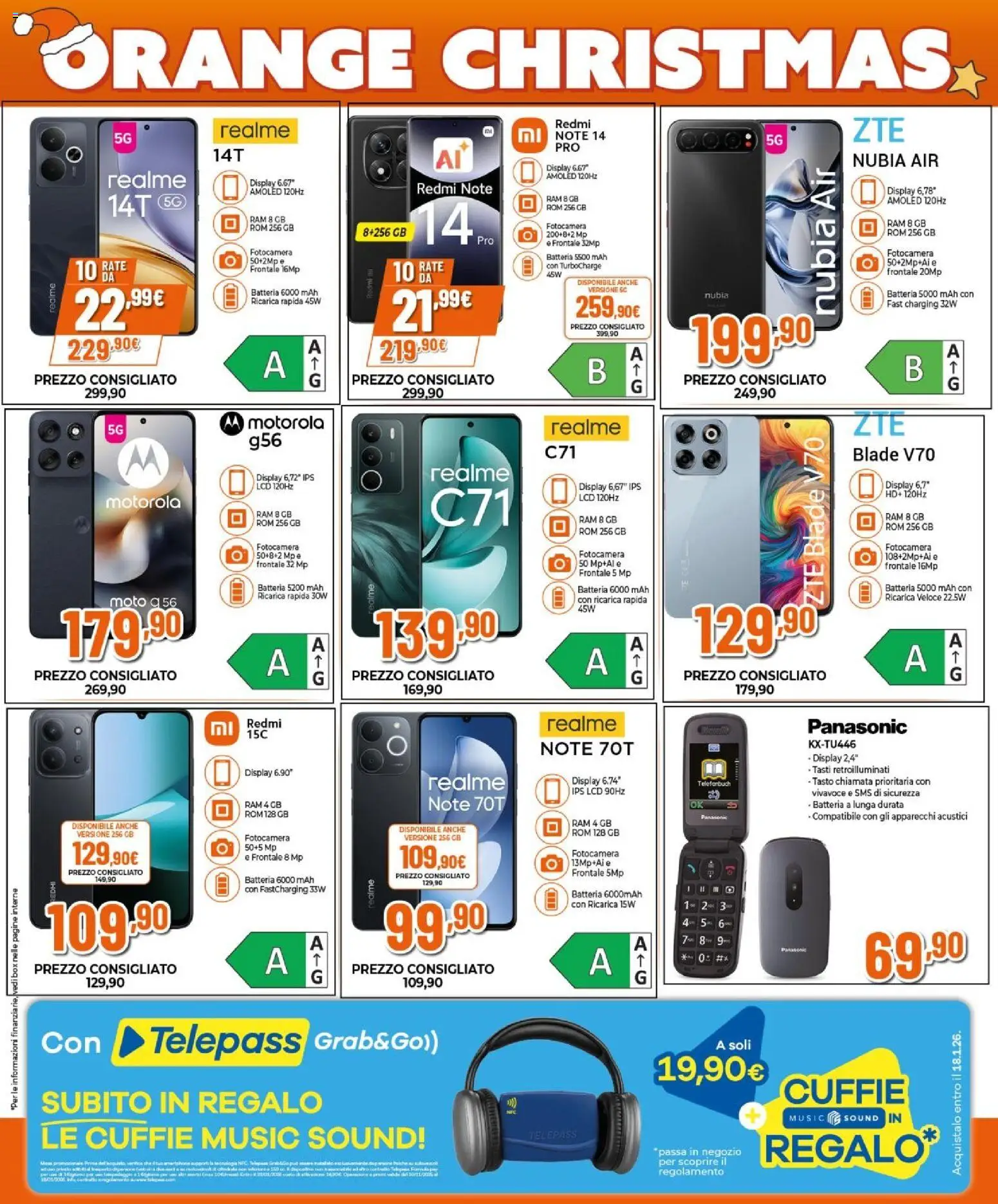 Volantino Expert del 02.12.2025 | Pagina: 14 | Prodotti: Cuffie, Fotocamera, Batteria