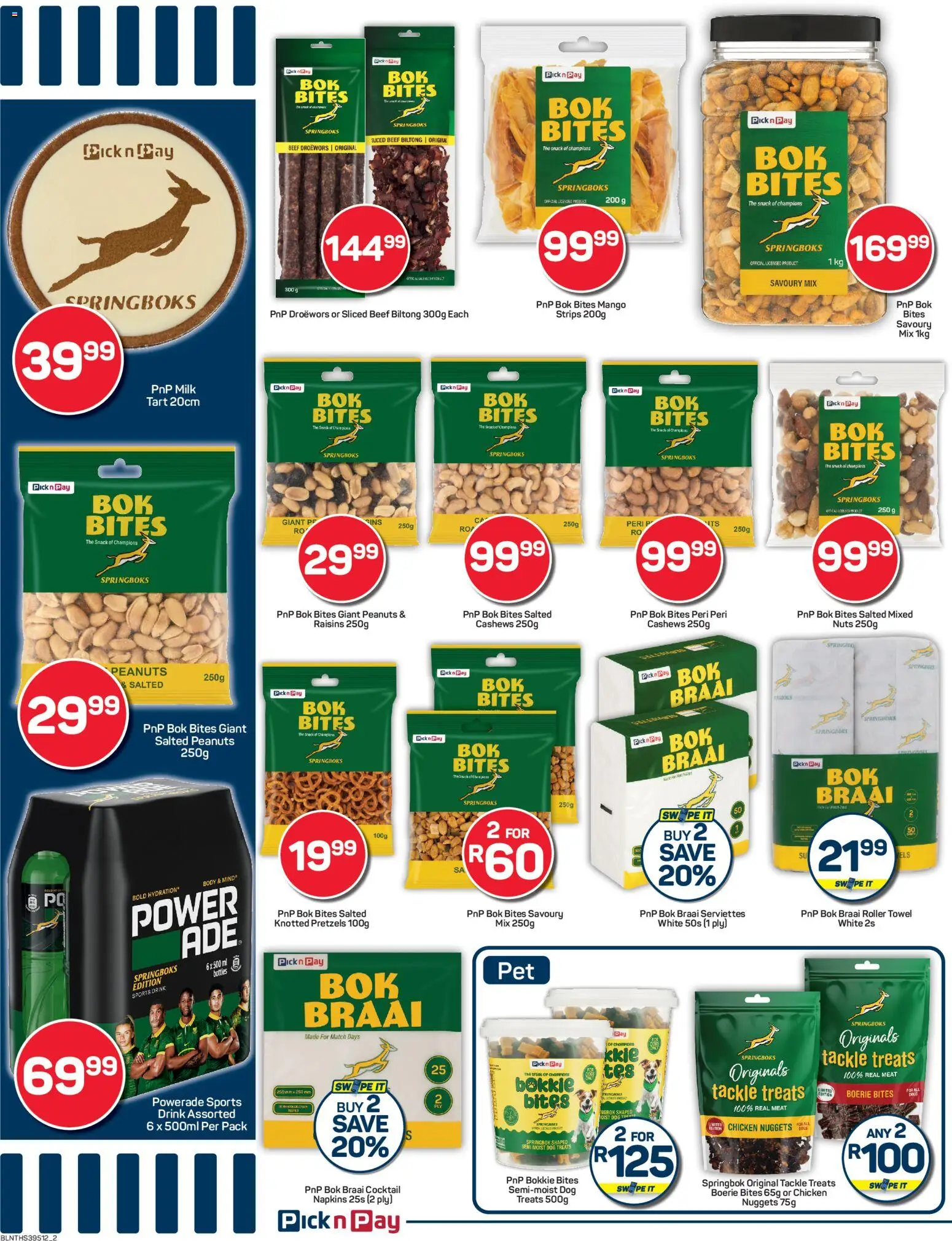 New Pick n Pay catalogue – valid from 24.10.2025 | Page: 2 | Products: Milk, Nuts, Raisins, Roller towel