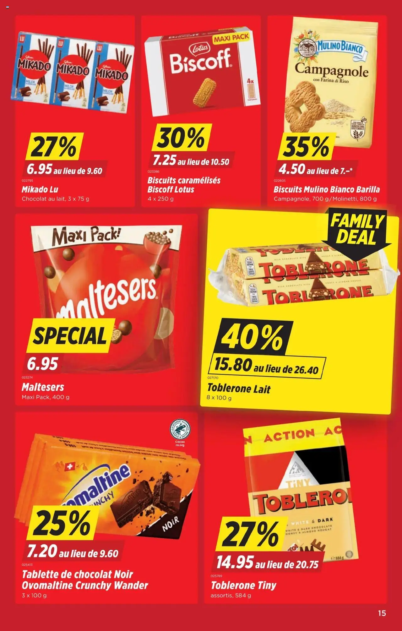 Denner Aktionen FR – gültig ab 07.10.2025 | Seite: 15 | Produkte: Barilla, Milch, Tablette