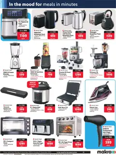 Makro specials catalogue – valid from 08.12.2025 | Page: 23 | Products: Oven, Iron, Toaster, Blender