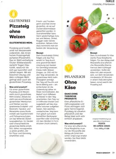 Billa AT - Frisch Gekocht Magazin - amely érvényes a következő dátumtól: 01.12.2025 | Oldal: 39 | Termékek: Mozzarella, Pizza
