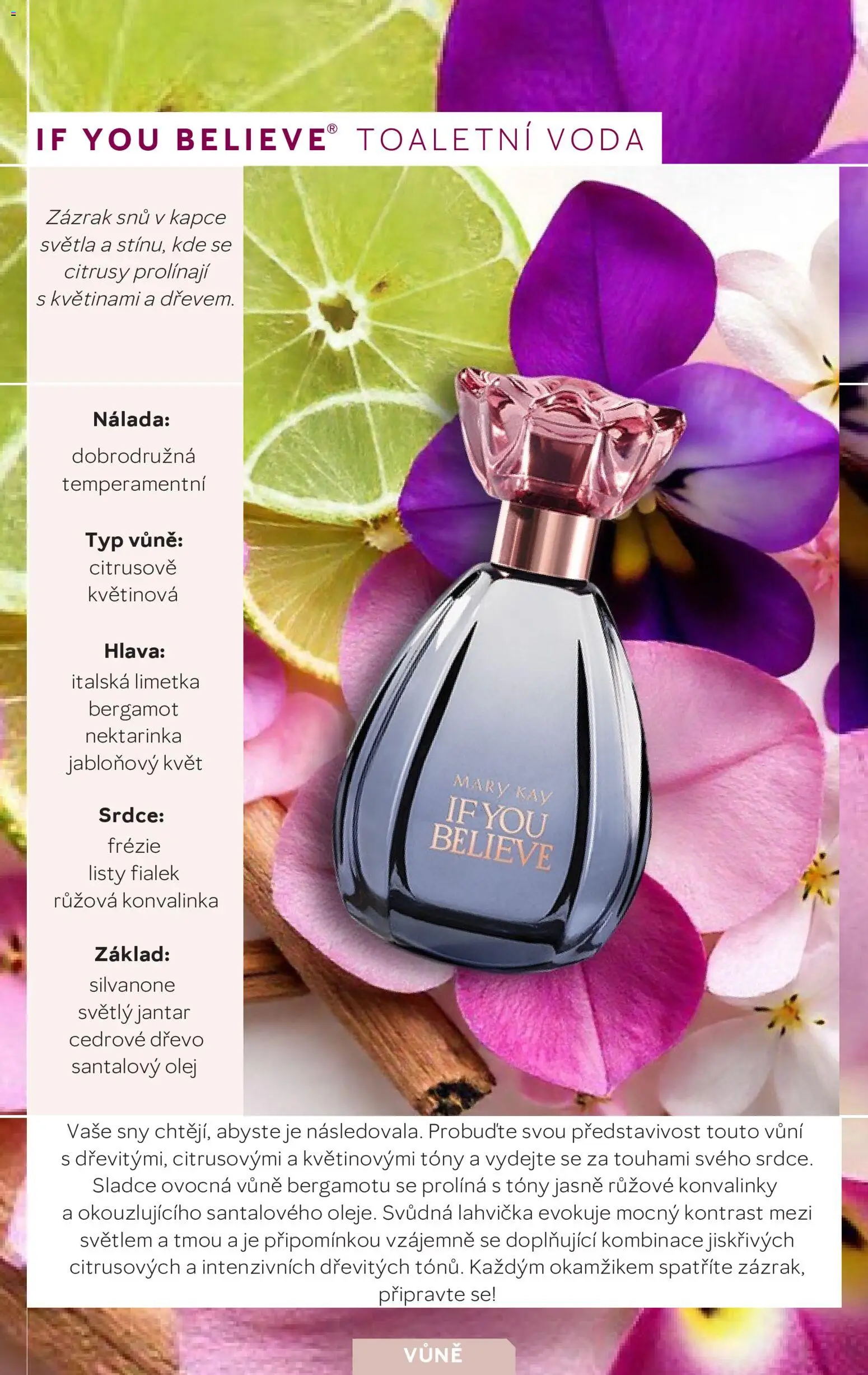 Mary Kay katalog - Vůně od 27.04.2026 | Strana: 13 | Produkty: Voda, Olej, Lahvička, Toaletní voda