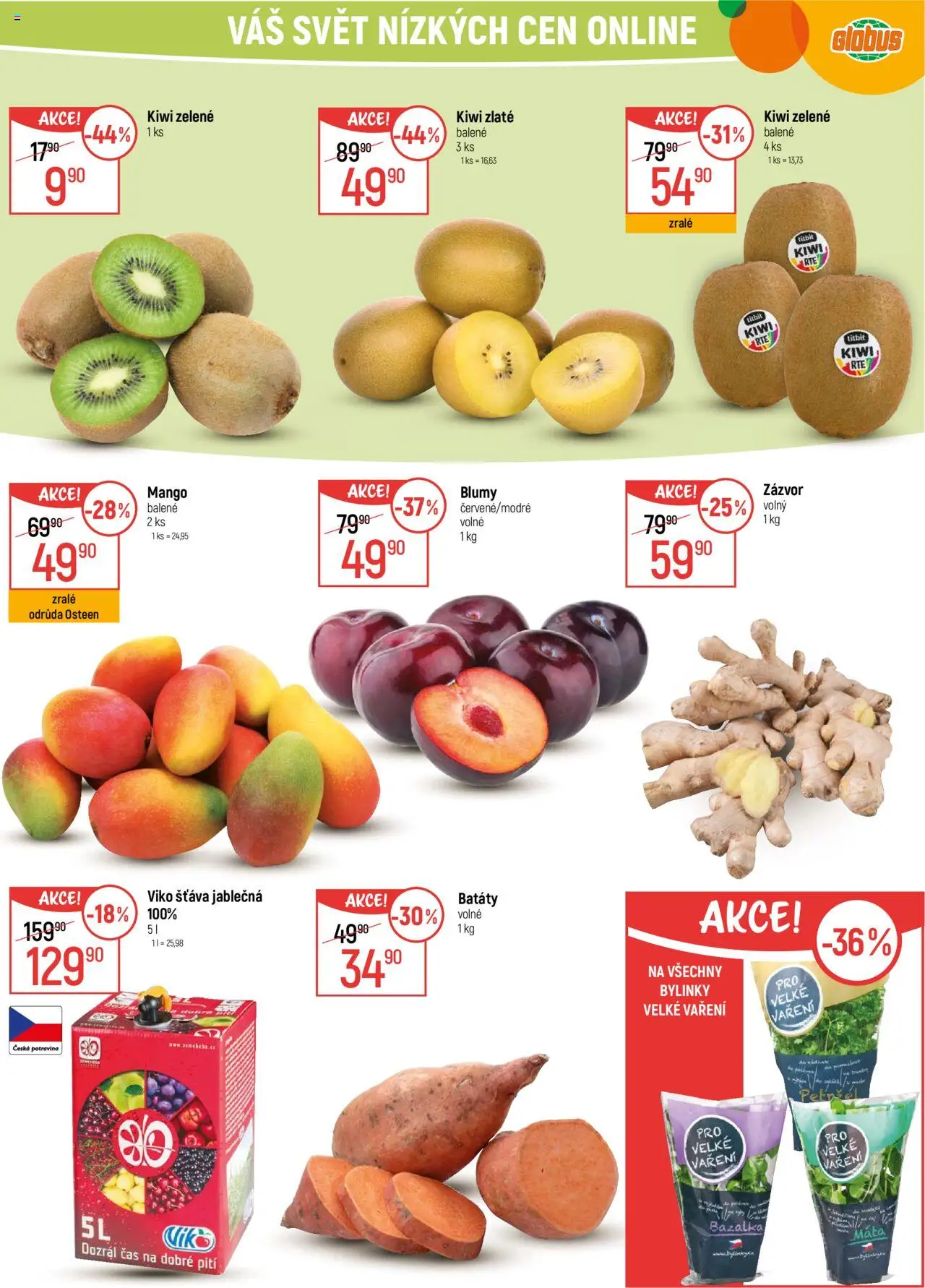 Globus leták - Liberec od 08.10.2025 | Strana: 11 | Produkty: Mango, Kiwi, Batáty, Petržel