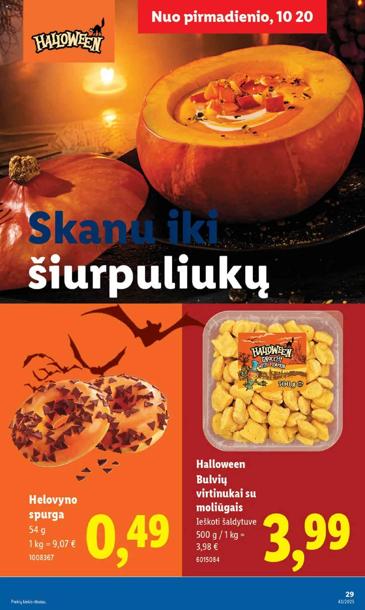 LIDL akcijos nuo 20.10.2025 | Puslapis: 25 | Prekių: Spurga