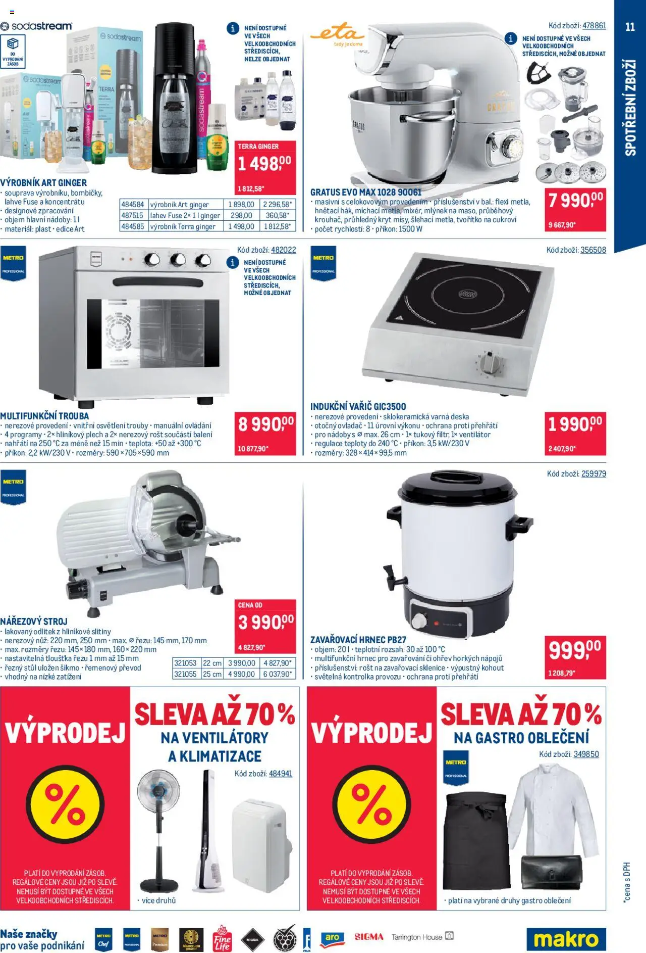 Makro leták - Spotřební zboží od 13.08.2025 | Strana: 11 | Produkty: Multifunkční hrnec, Hrnec, Sodastream, Sklenice
