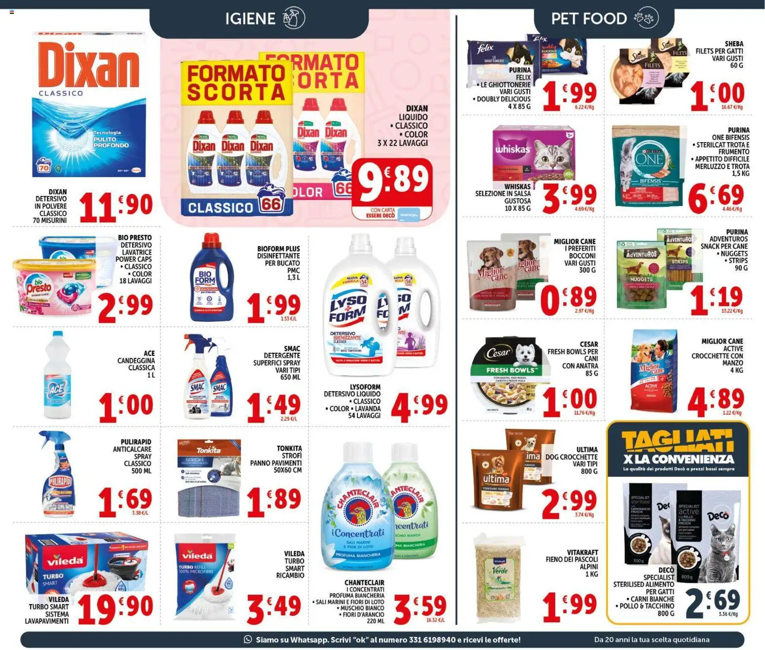 Volantino Decò del 09.04.2026 | Pagina: 19 | Prodotti: Manzo, Sgrassatore, Nuggets, Trota