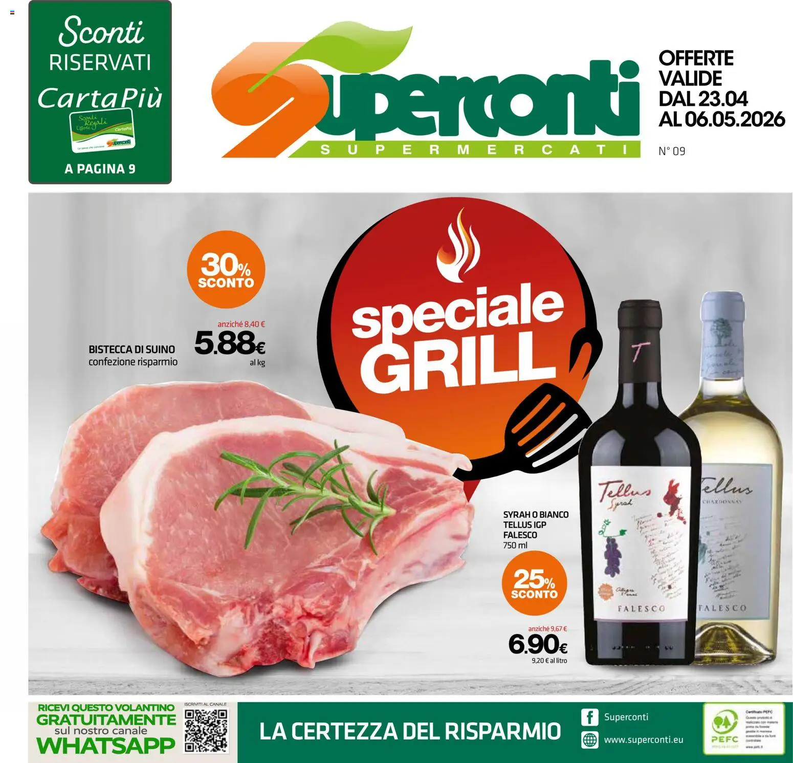 Volantino Superconti del 23.04.2026 | Pagina: 1 | Prodotti: Suino