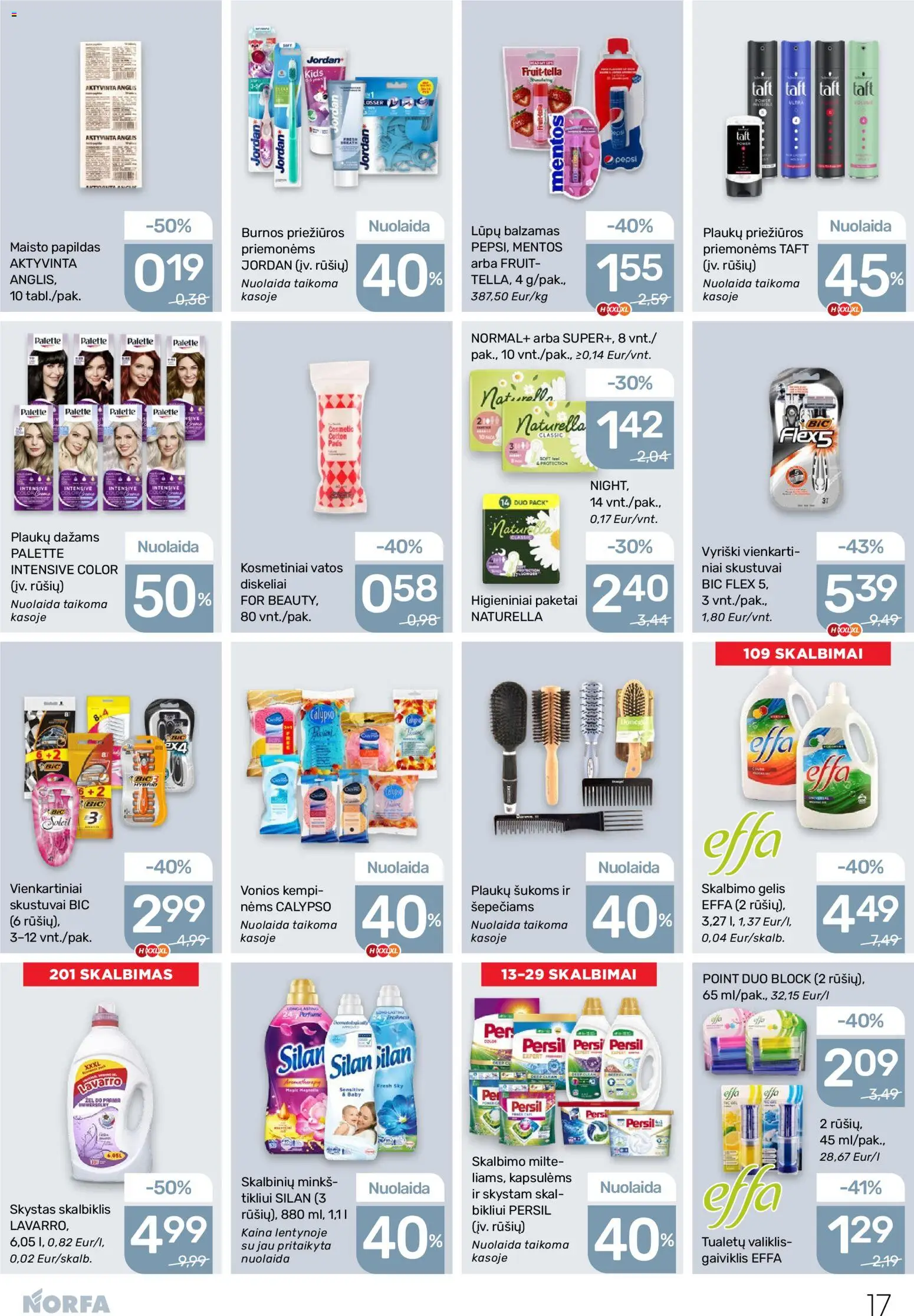 NORFA akcijos nuo 08.01.2026 | Puslapis: 17 | Prekių: Balzamas