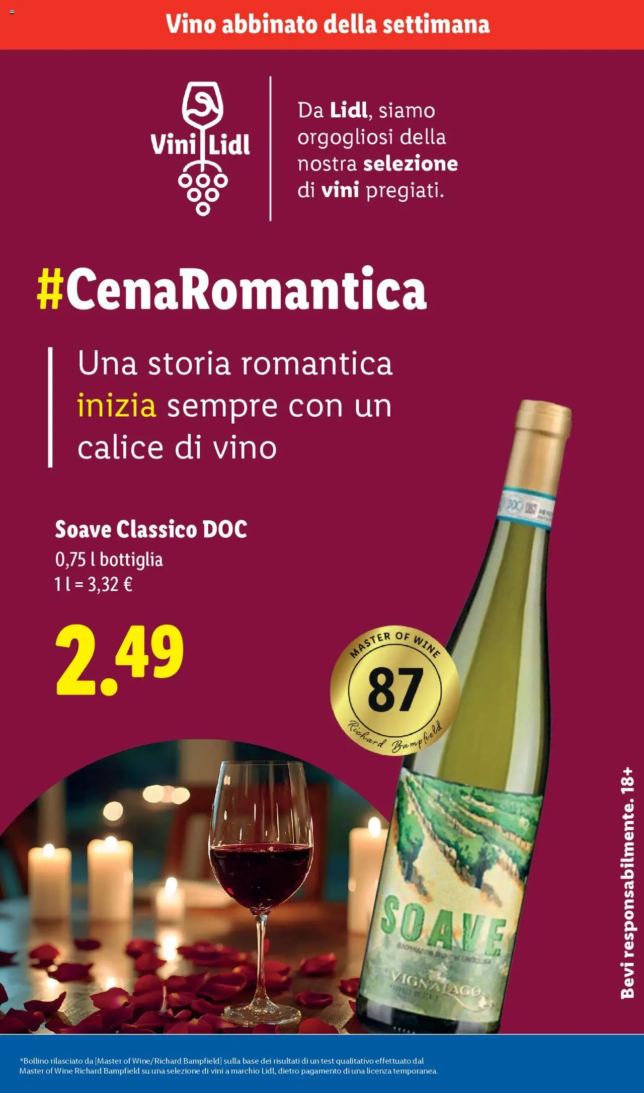 Volantino Lidl del 06.10.2025 | Pagina: 7 | Prodotti: Calice, Vino, Bottiglia