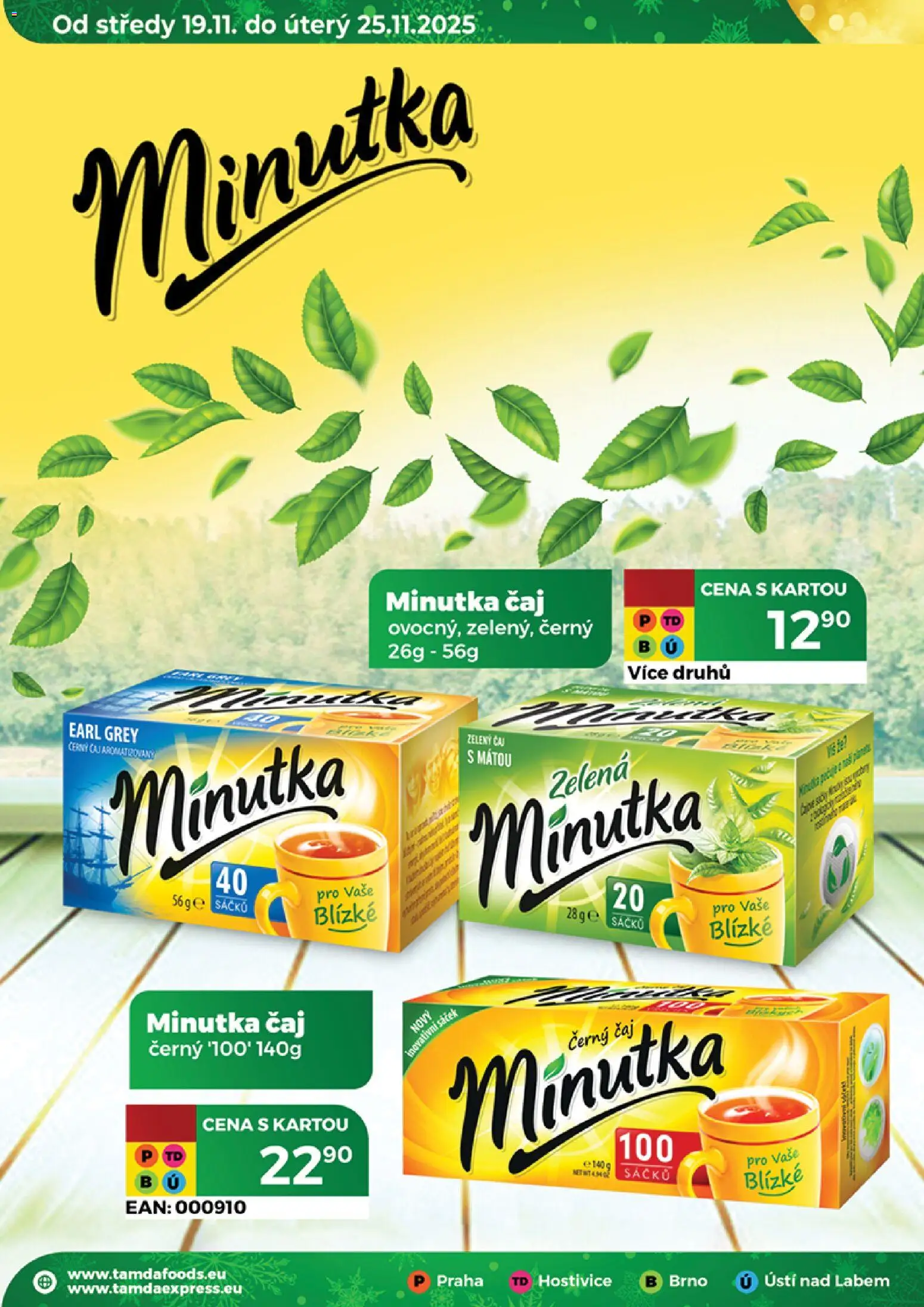 Tamda Foods leták od 26.11.2025 | Strana: 40 | Produkty: Čaj, Zelený čaj, Minutka, Sáček