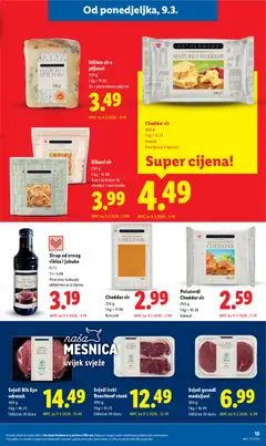 Svježi Rib Eye odrezak, 400 g, Odležan 30 dana - Pregled kataloga iz trgovine Lidl, vrijedi od 09.03.2026 | Stranica: 15