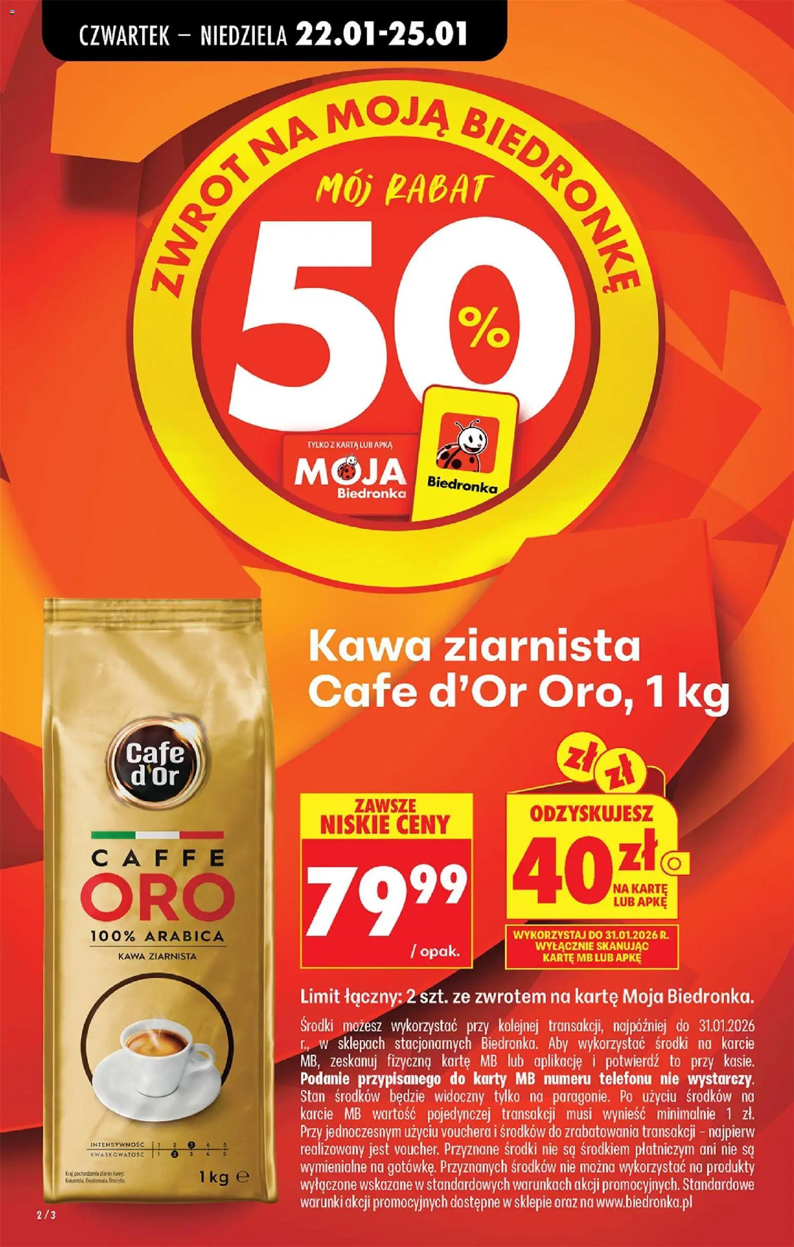 Biedronka gazetka - Oferta w tym tygodniu od 22.01.2026 | Strona: 6 | Produkty: Karta, Mleko