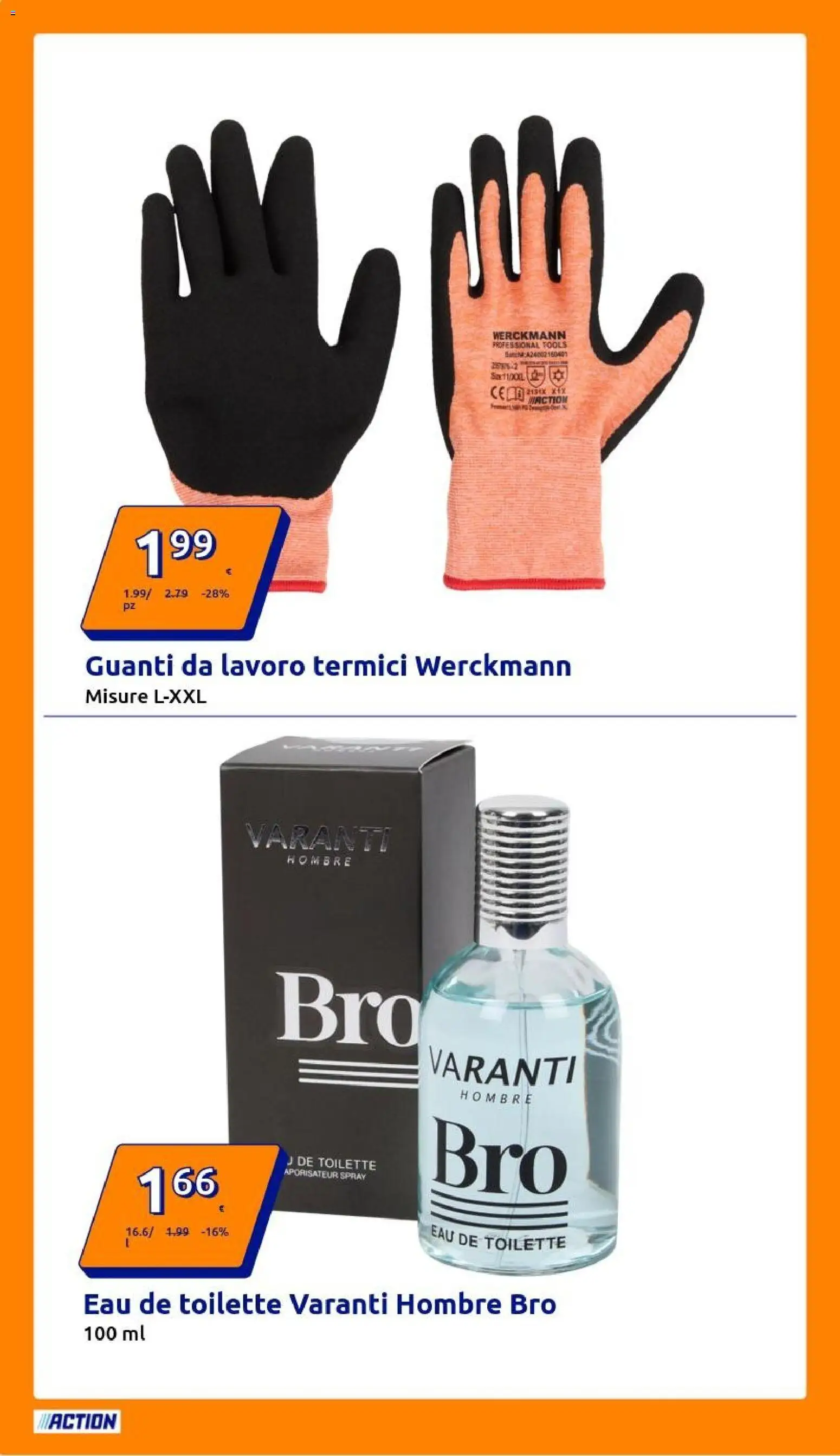 Volantino Action del 05.11.2025 | Pagina: 2 | Prodotti: Guanti