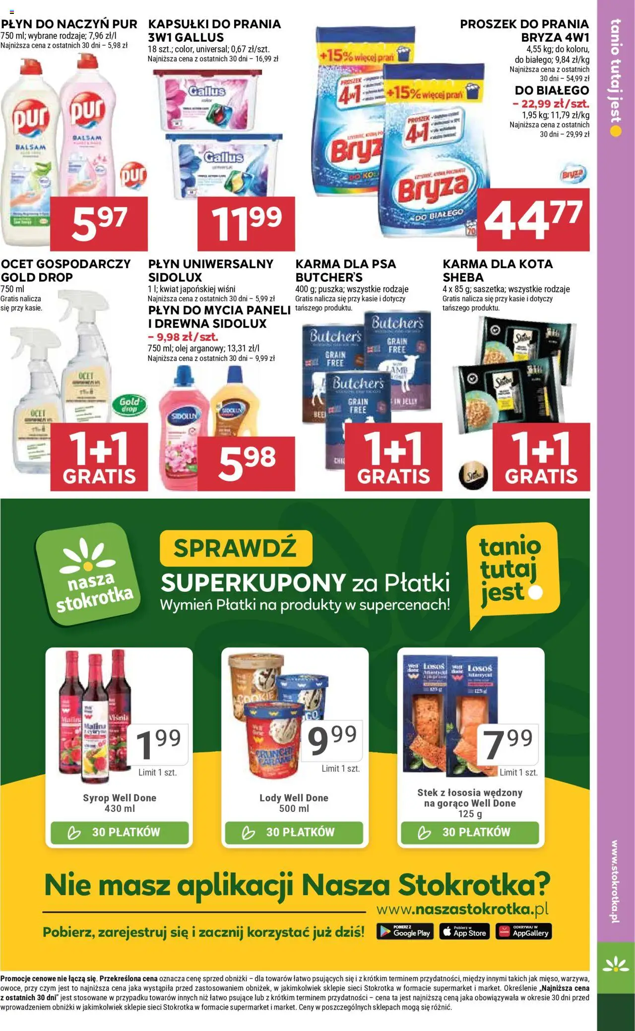 Stokrotka Gazetka od 09.10.2025 | Strona: 37 | Produkty: Syrop, Karma dla psa, Kapsułki do prania, Lody