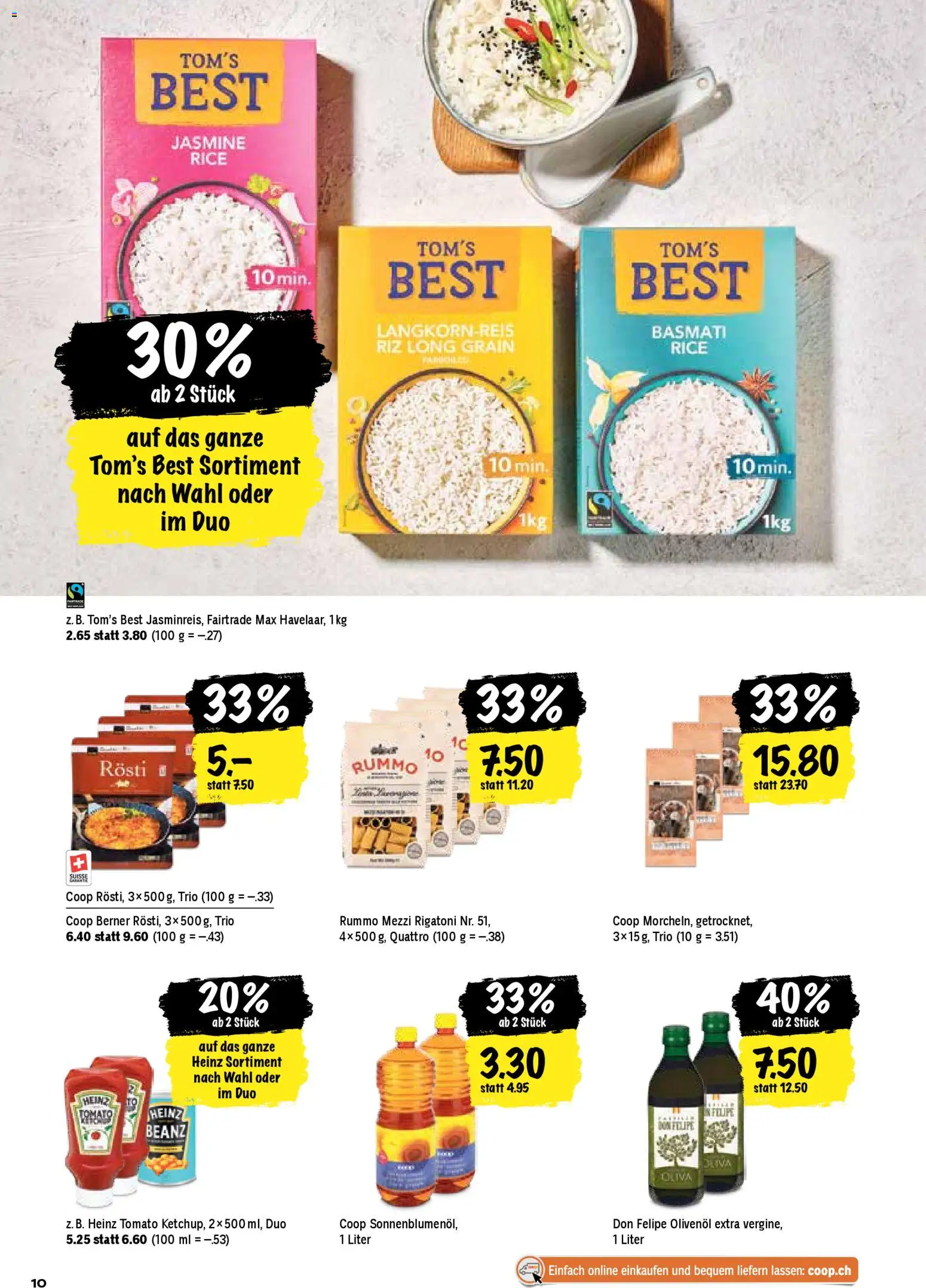 Coop - Black Friday – gültig ab 27.11.2025 | Seite: 10 | Produkte: Pasta, Ketchup