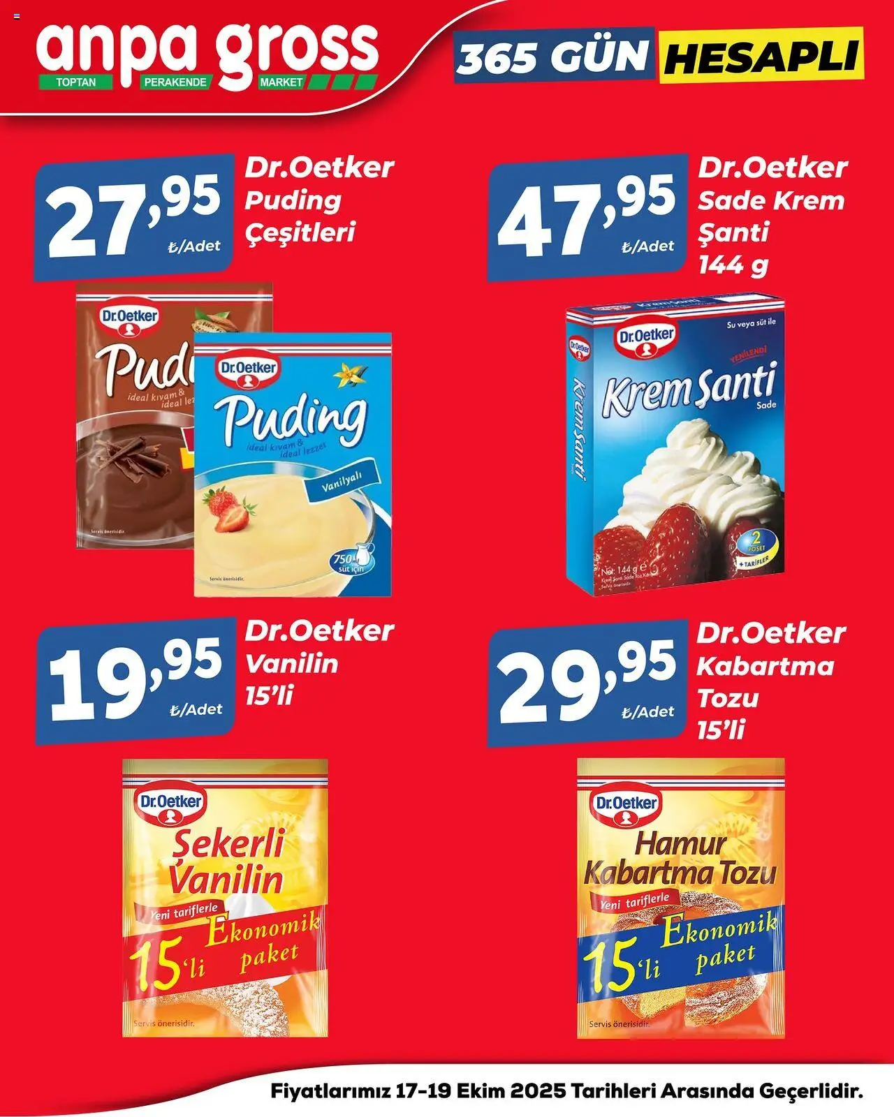 Anpa Gross Katalog Cuma-Pazar - 17.10.2025 tarihinden itibaren geçerlidir | Sayfa: 12 | Ürünler: Krem, Süt, Su