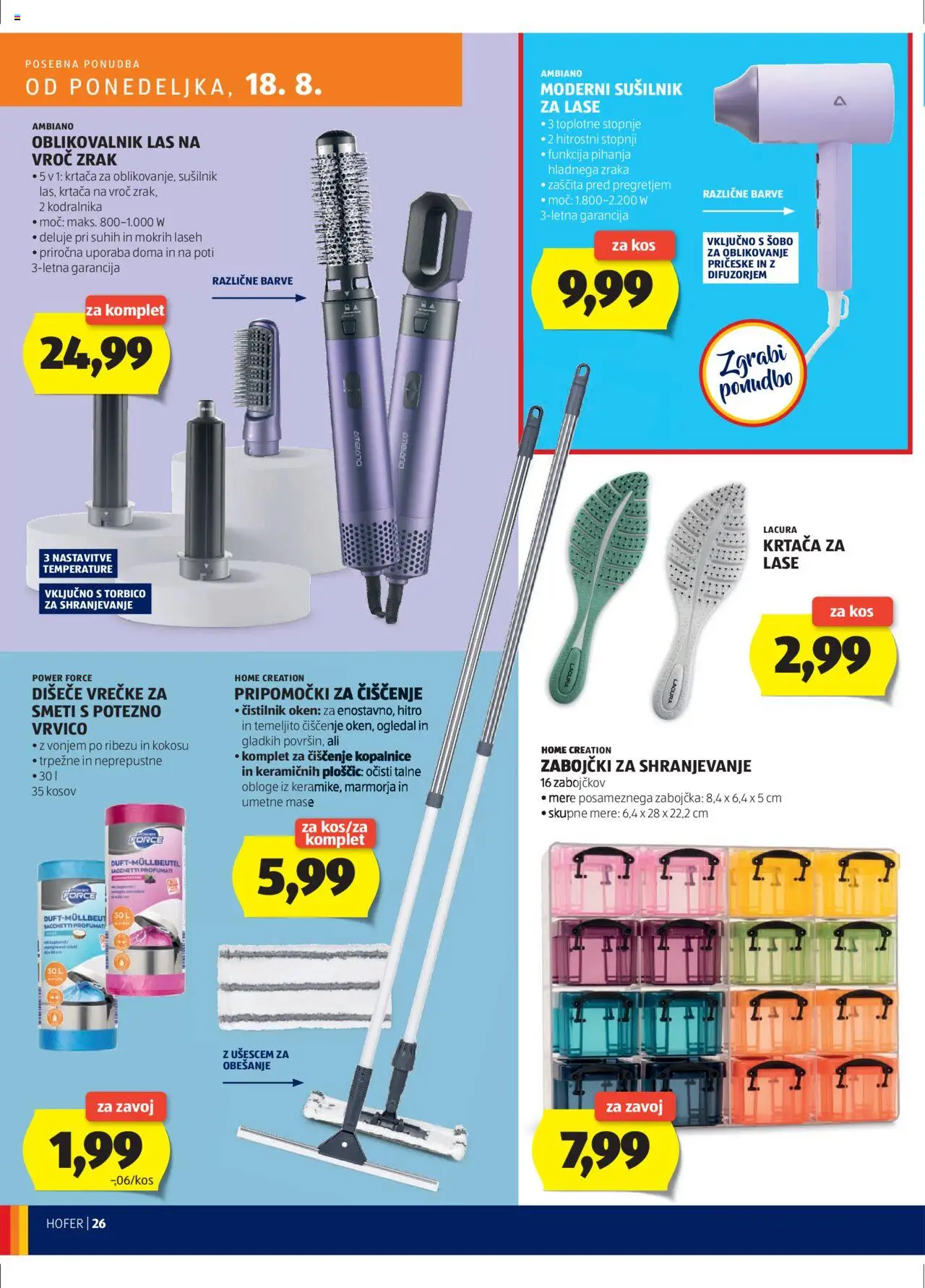 Hofer SI katalog | vrijedi od 14.08.2025 | Stranica: 26