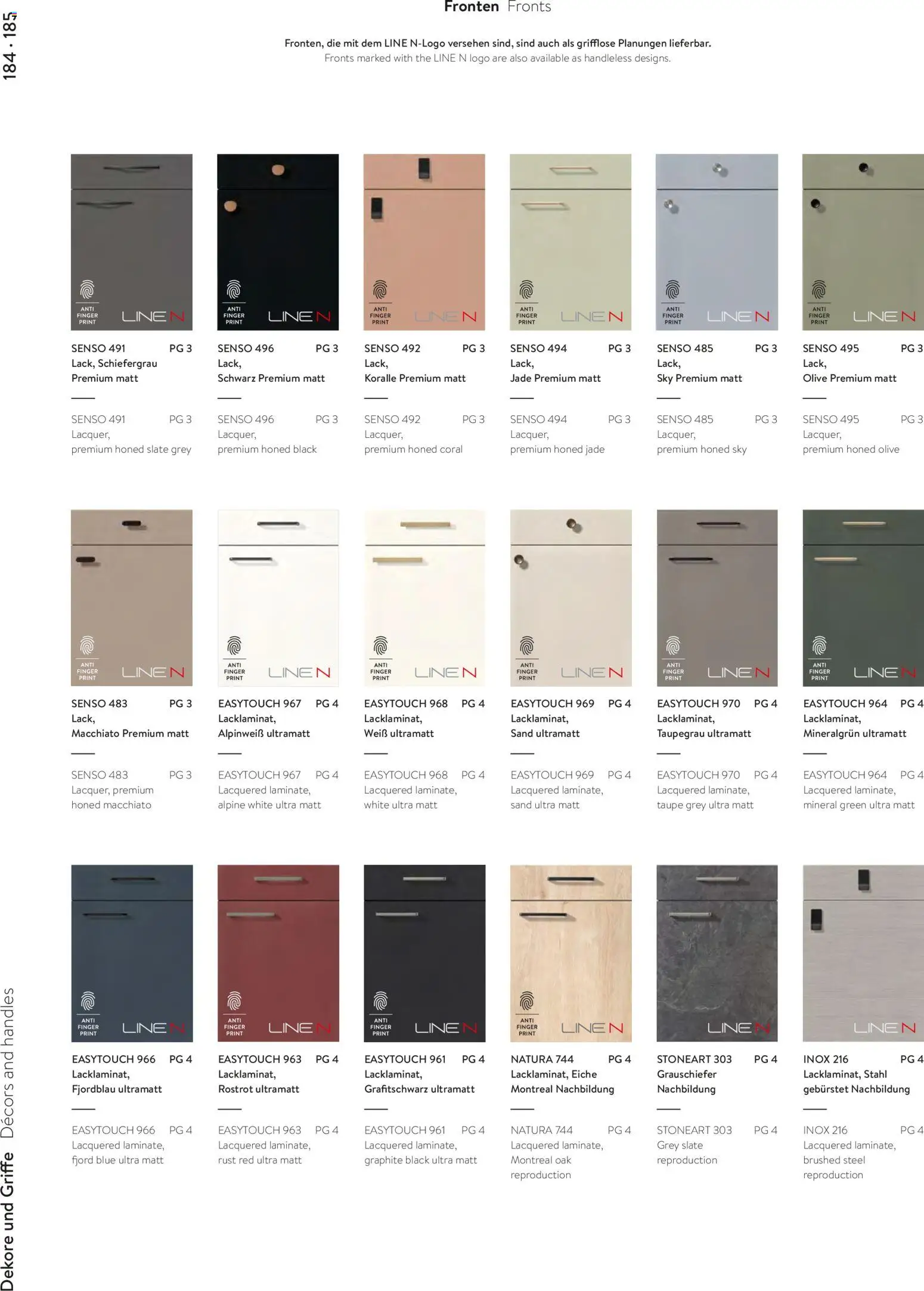 Ostermann Nobilia Küchenprospekt 2026 – gültig ab 01.01.2026 | Seite: 184 | Produkte: Coral