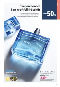 Oriflame - Katalog 17/25 - Förhandsvisning av reklamblad från butik Oriflame aktuell från 10.12.2025 | Sida: 51 | Produkter: Håv, Doft, Eau de toilette, Mössa