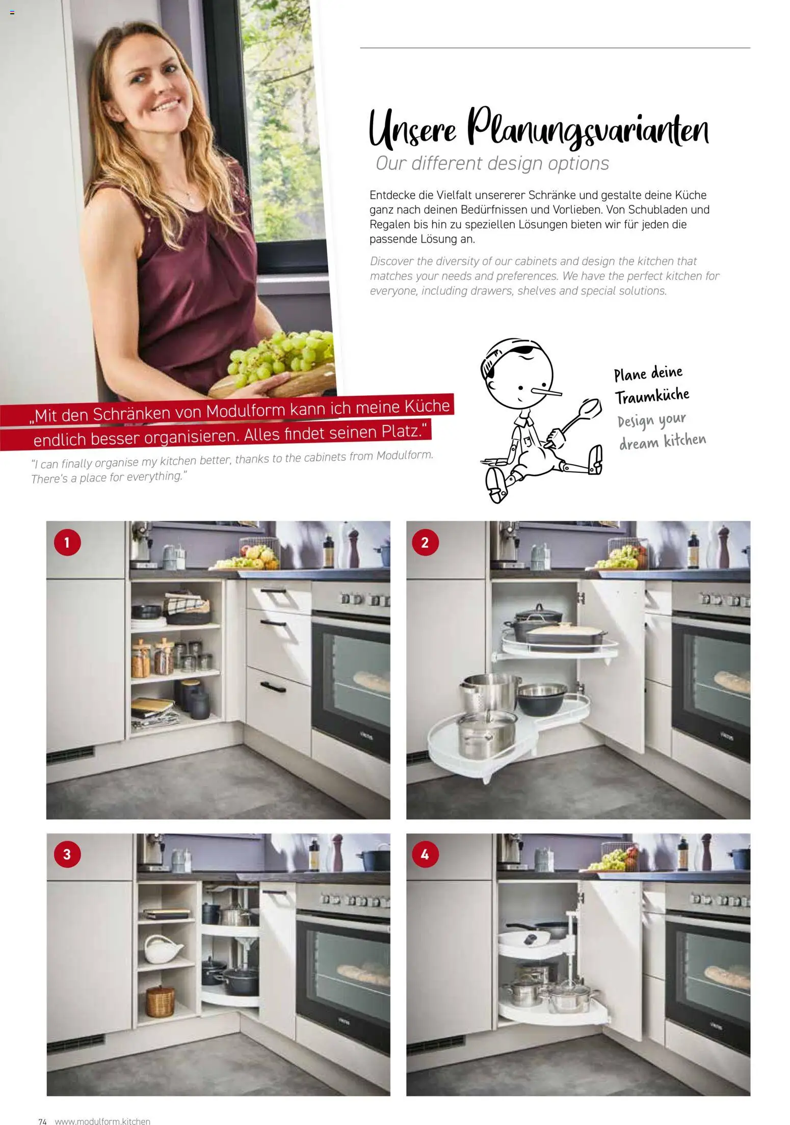 Ostermann Modulform Küchenprospekt 2026 – gültig ab 01.01.2026 | Seite: 74 | Produkte: Küche