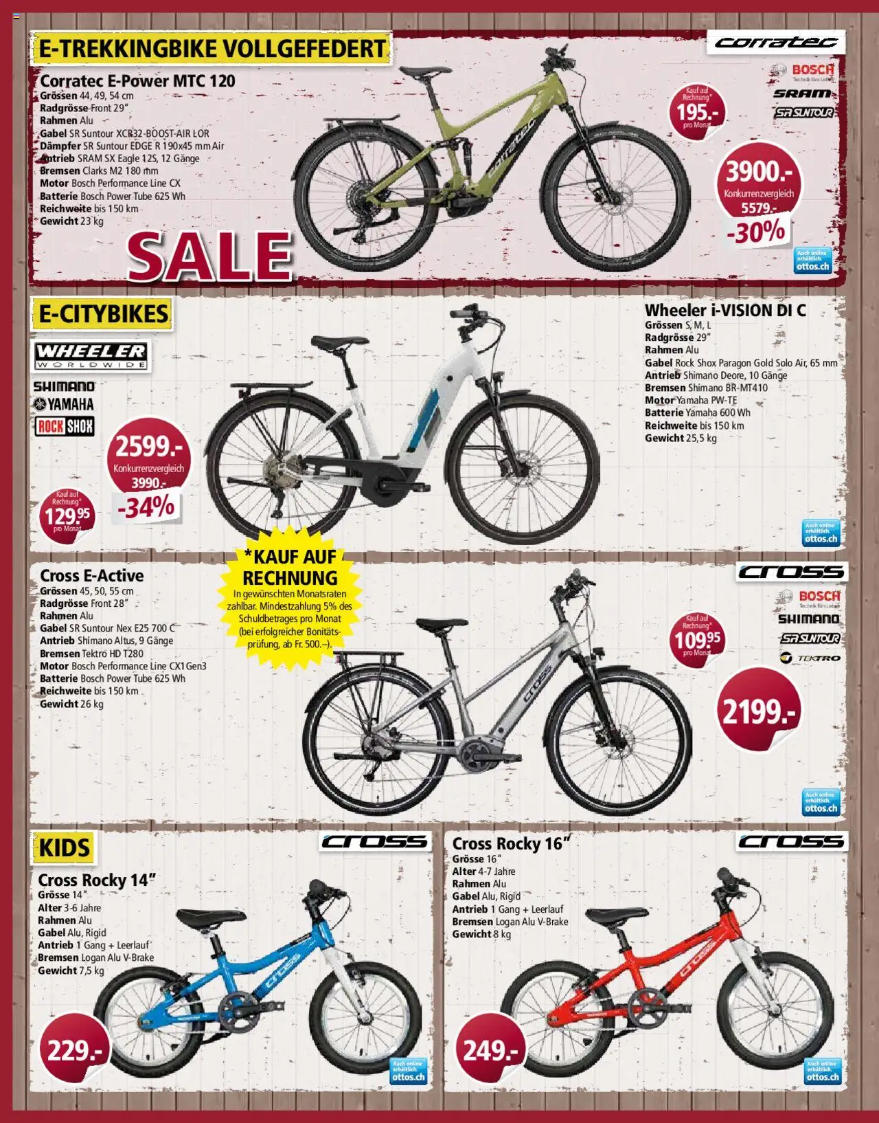 Otto's Aktionen Bike ab 24.03.2025 | Seite: 6 | Produkte: Rock, Batterie, Gewicht, Bosch