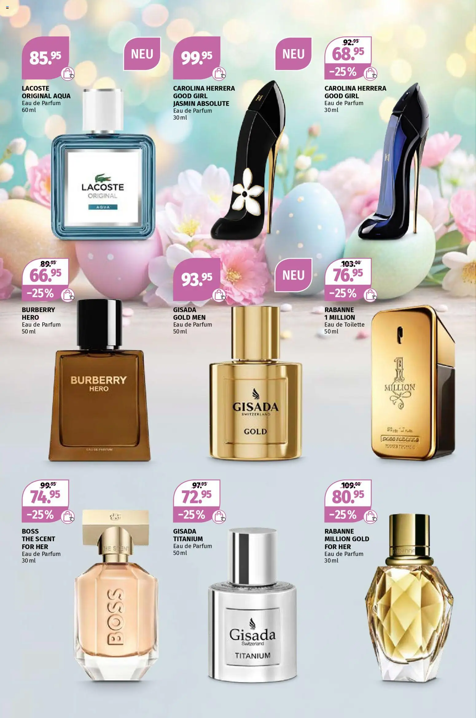 Müller aktionen Fürs Osternest blumige Düfte – gültig ab 26.03.2026 | Seite: 2 | Produkte: Eau de Parfum, Toilette, Parfüm, Eau de toilette