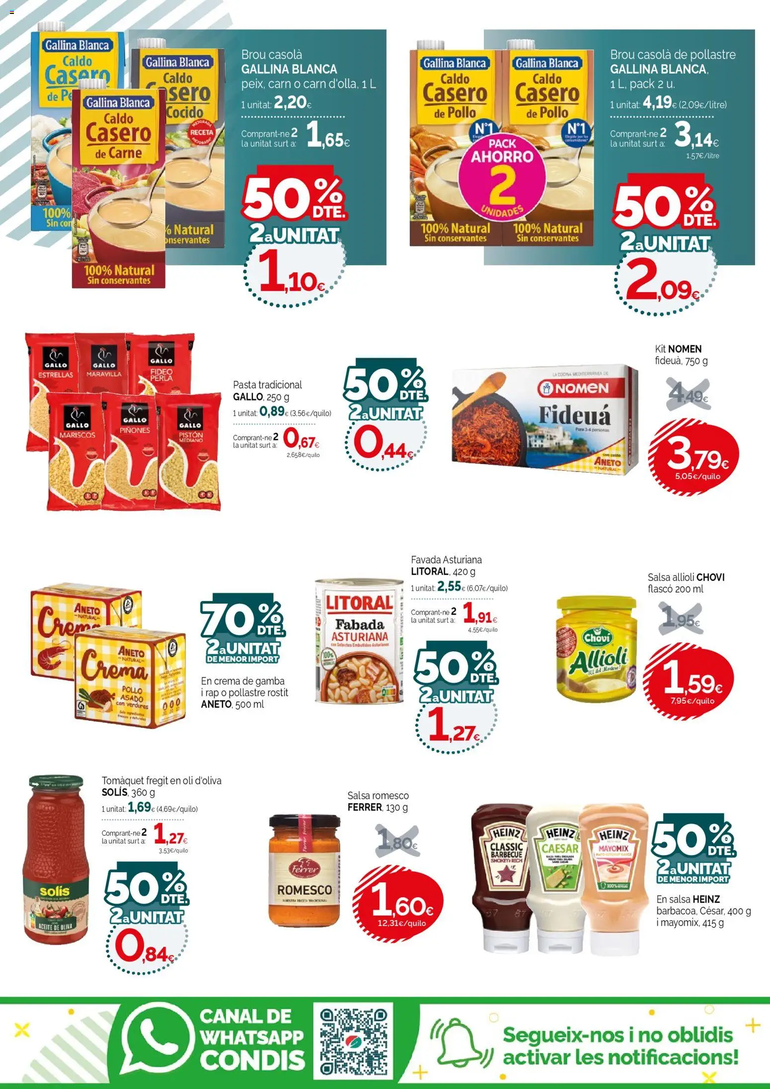 Condis folleto life │ válido desde el 04.03.2026 | Página: 14 | Productos: Aceite, Pasta, Νυχτικό, Cocina